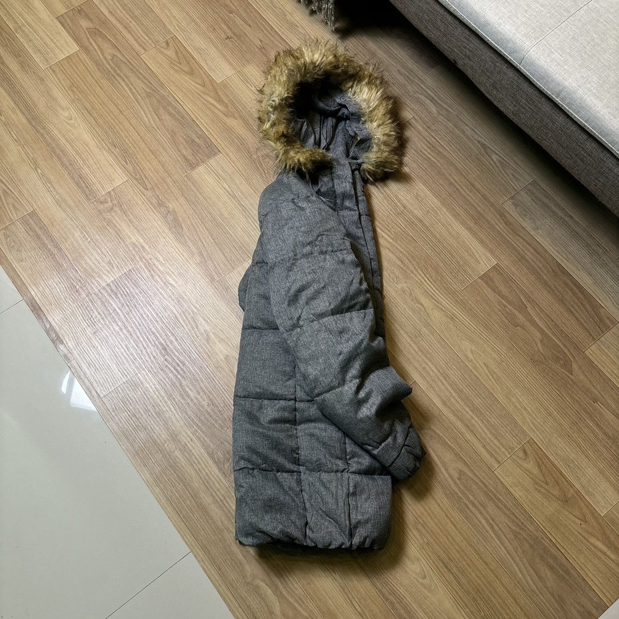 If Six Was Nine × Japanese Brand × Le Grande Bleu (L.G.B.) Navy Fur jacket down puffer IfSixWasNine LGB Style japan Size US L / EU 52-54 / 3 - 3 Thumbnail