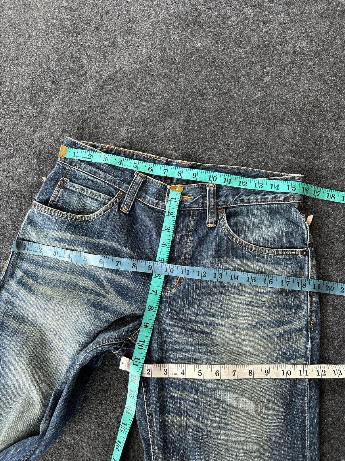 Edwin Edwin Gold Rush Vintage Distressed Washed Denim W30 F73 Size US 30 / EU 46 - 5 Thumbnail