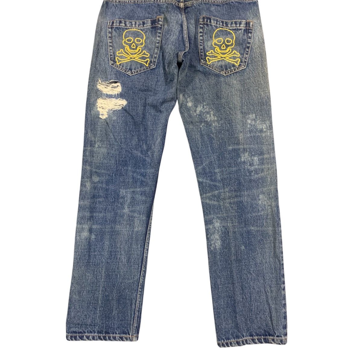 Japanese Brand RNA Japan Ripped Distressed Punk Style Jeans | W33x33 Size US 33 - 7 Thumbnail