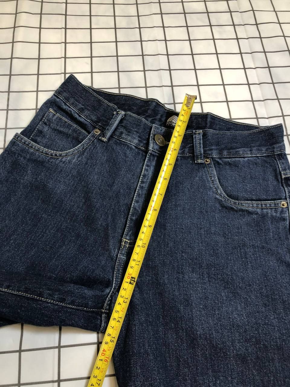 Southpole Y2K Southpole Big Logo navy blue denim pants size 30 Size US 32 / EU 48 - 8 Thumbnail