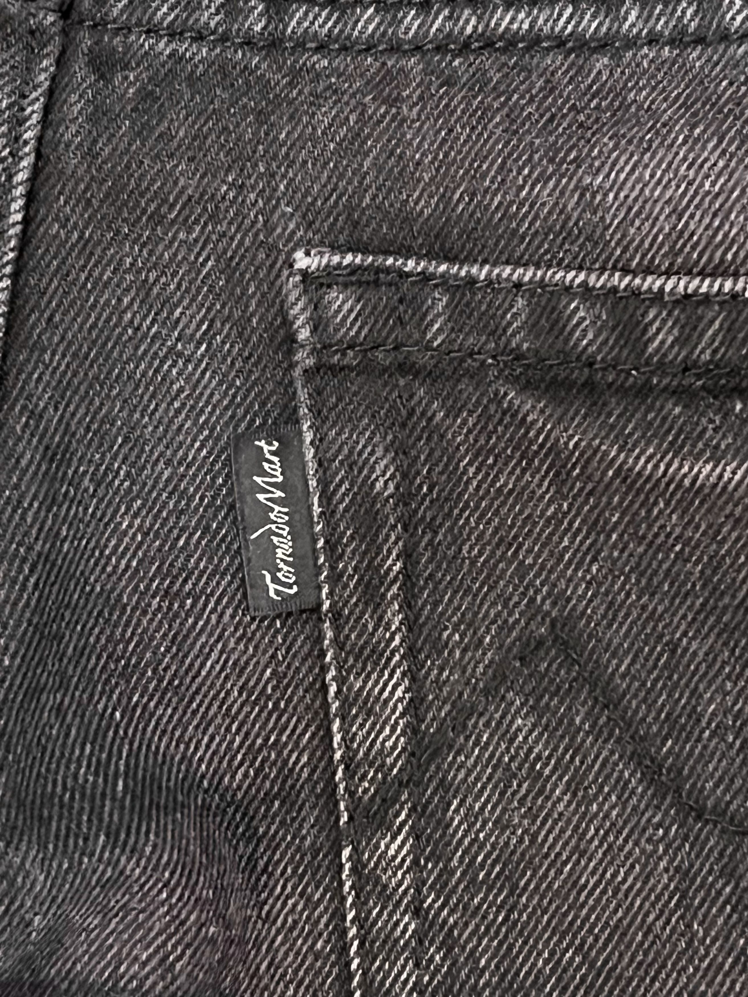 Tornado Mart Vintage Tornado Mart Clawmark tiger Flare Denim 27" Size US 27 - 5 Thumbnail