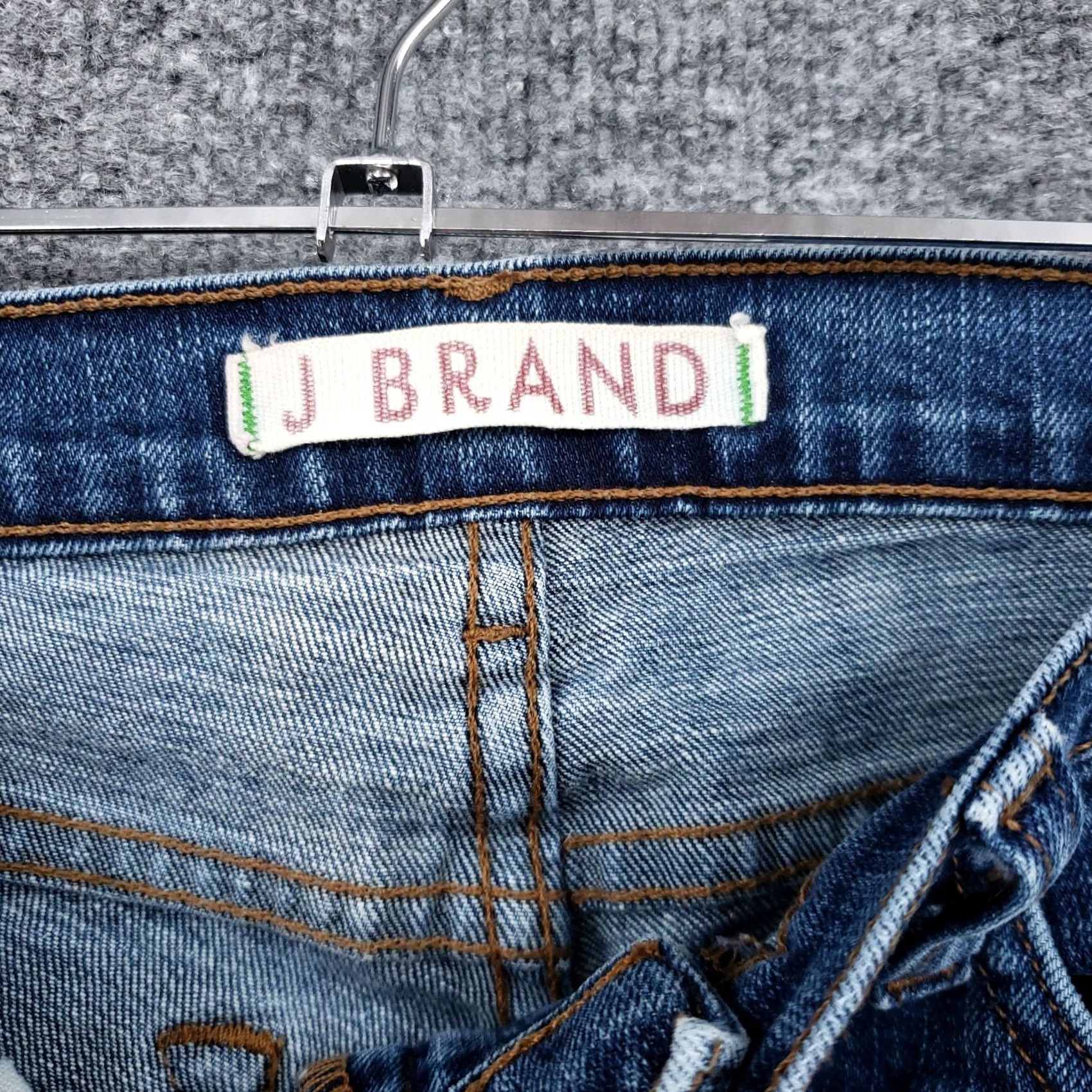 J Brand J Brand Jeans Womens 10 Jeans Blue Denim Low Rise Skinny 28x32 Medium Wash Fall Winter Spring Summer Womens Jeans Size 32" / US 10 / IT 46 - 5 Thumbnail