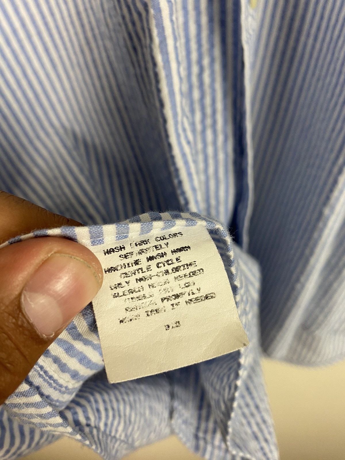 Burberry × Vintage Vintage Burberry Woven Button Up Shirt Size US M / EU 48-50 / 2 - 5 Thumbnail