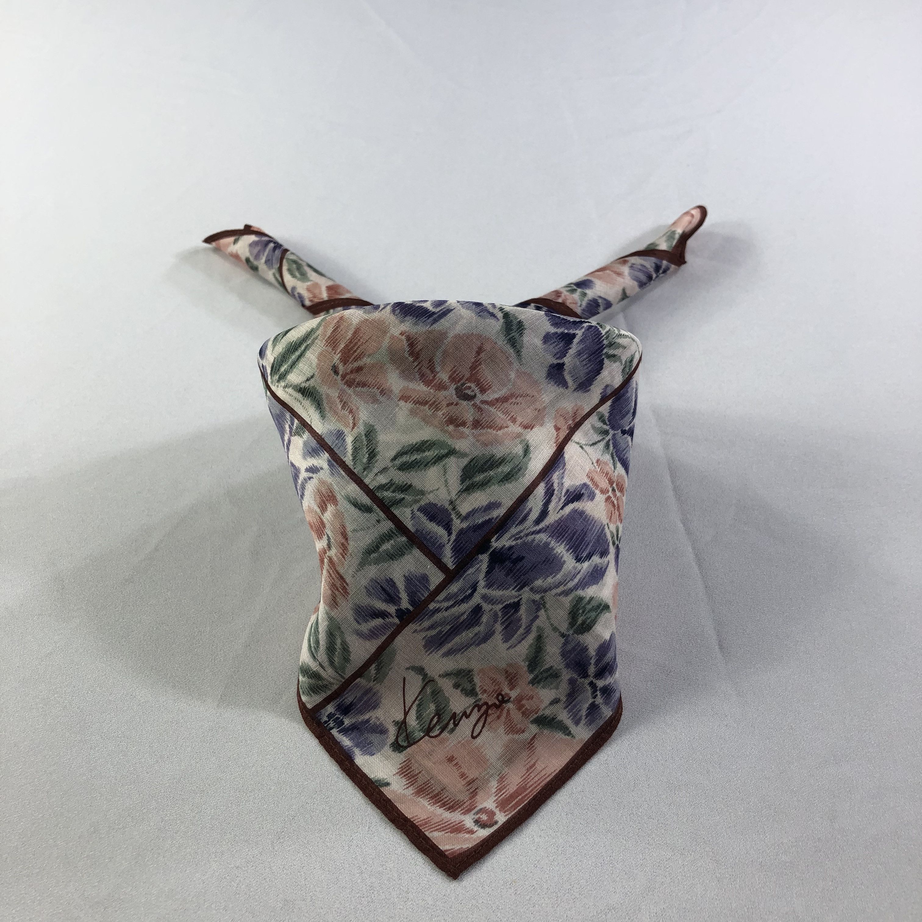 Kenzo Kenzo Handkerchief Neckerchief Bandana H1617 Size ONE SIZE - 1 Thumbnail