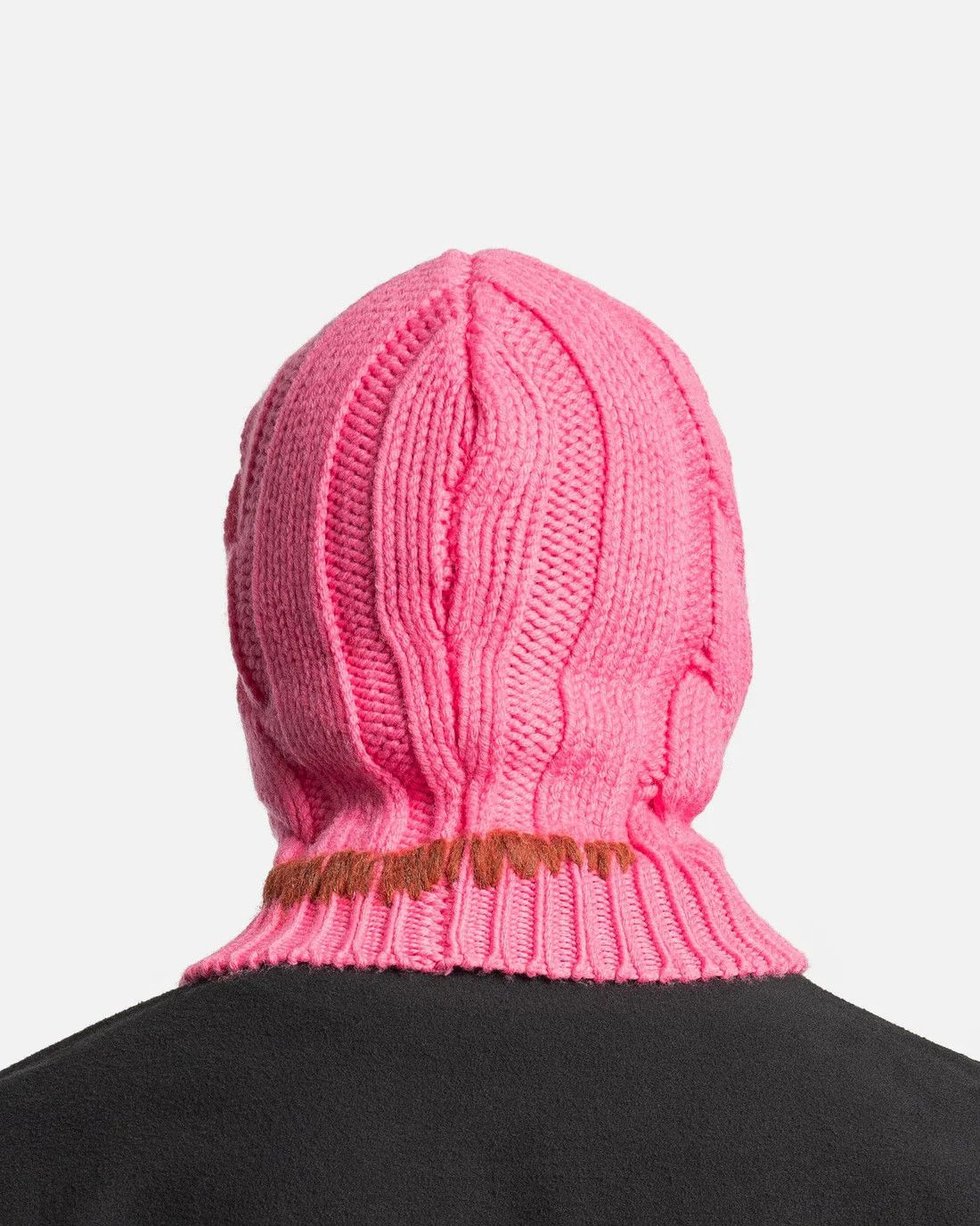 Marni o1mle0126 Size: S / Tack Stitch Balaclava in Pink Size ONE SIZE - 2 Thumbnail