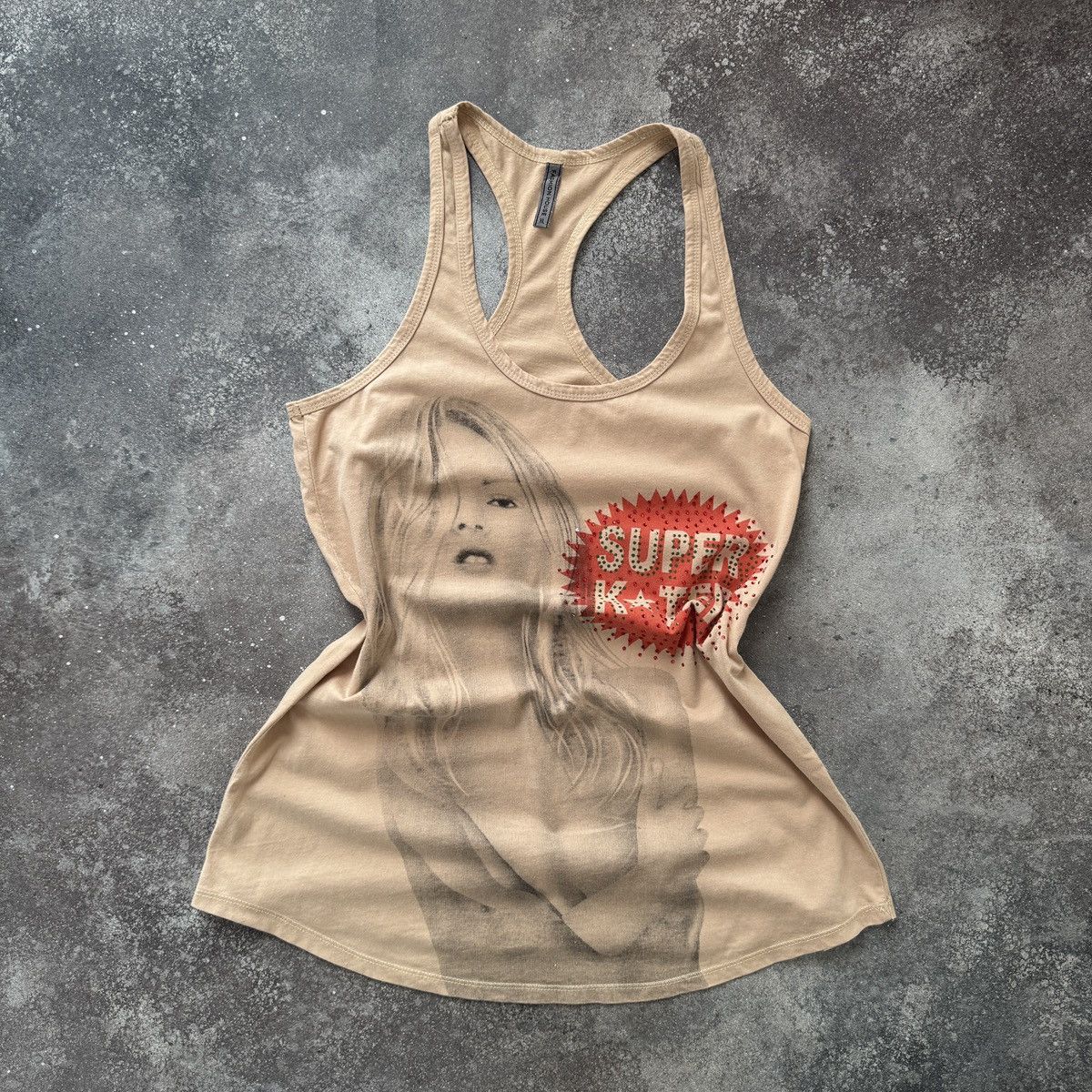 Hysteric Glamour Amazing Y2K Guitar Printed Grunge Sexy Tank Top