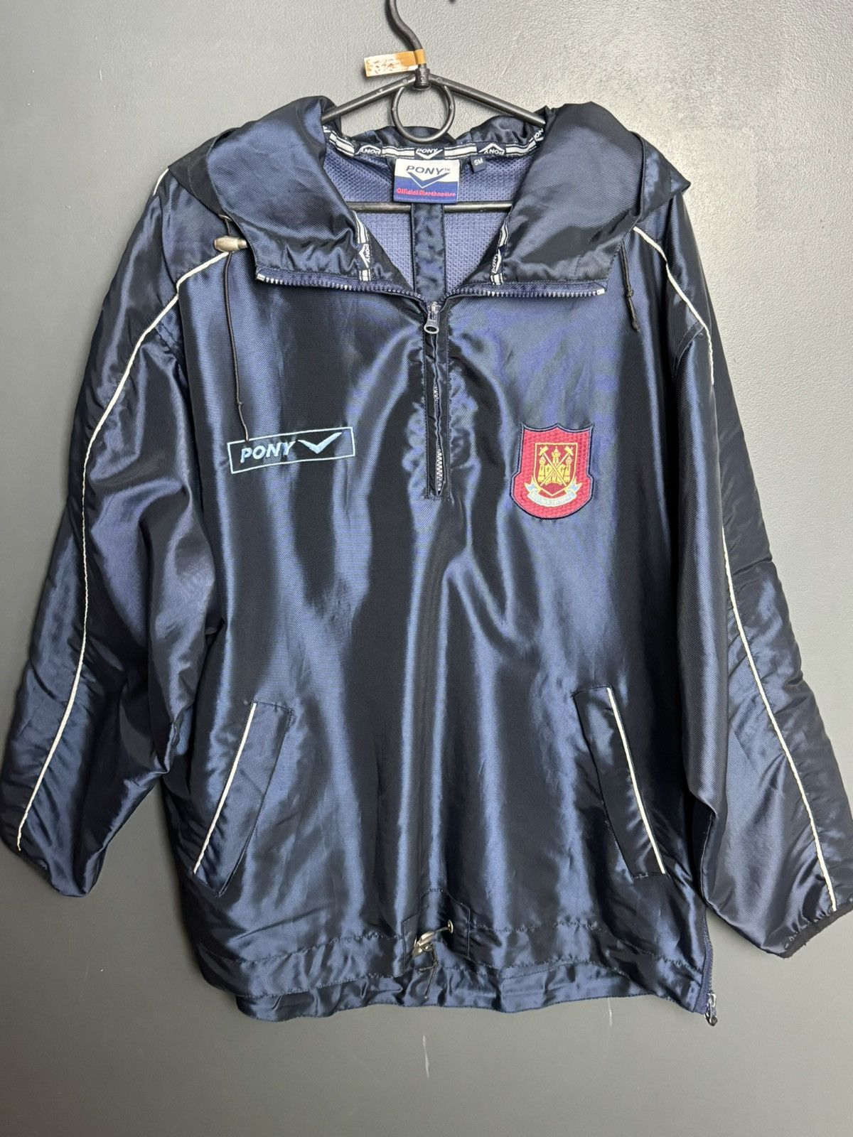 PONY Vintage West Ham United Training Football Jacket Size US M / EU 48-50 / 2 - 1 Thumbnail