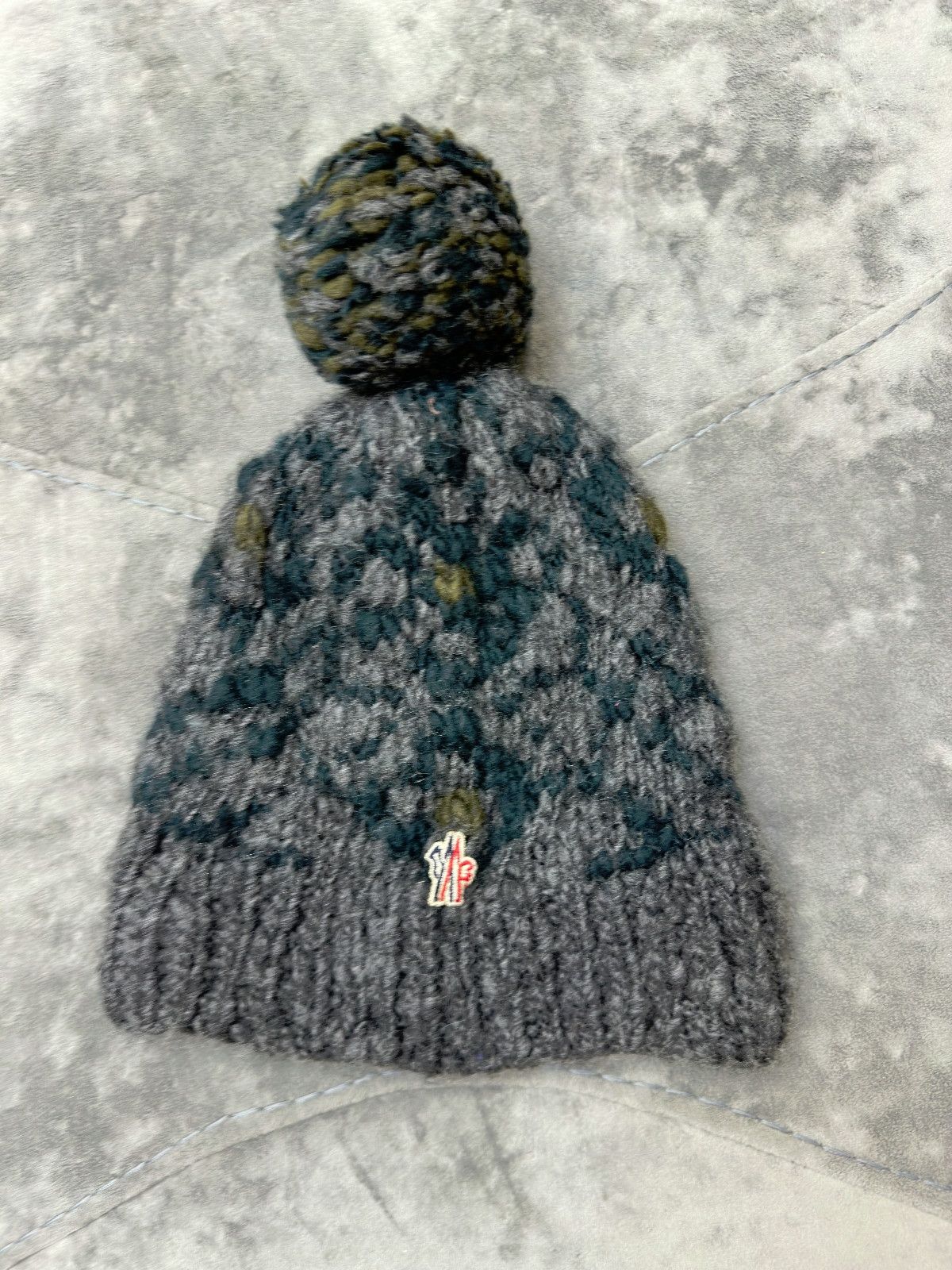 Moncler Luxury Grenoble Moncler Wave Knit Hat Cap One Size Size ONE SIZE - 1 Thumbnail