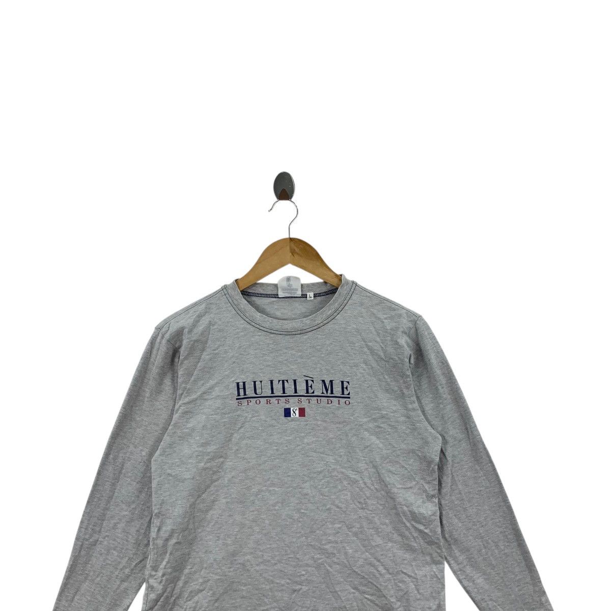 Vintage Vintage HUITIEME SPORTS STUDIO Collection Paris Tee Shirt Size L / US 10 / IT 46 - 2 Thumbnail
