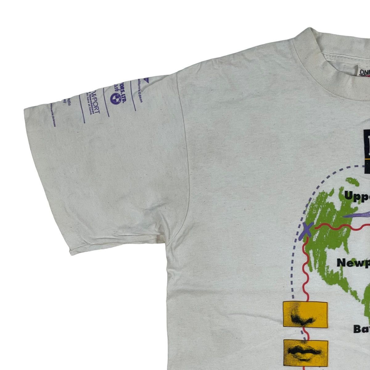 BMW Vintage 1993 Earth Day Kiwi Event Tee Size US L / EU 52-54 / 3 - 2 Thumbnail