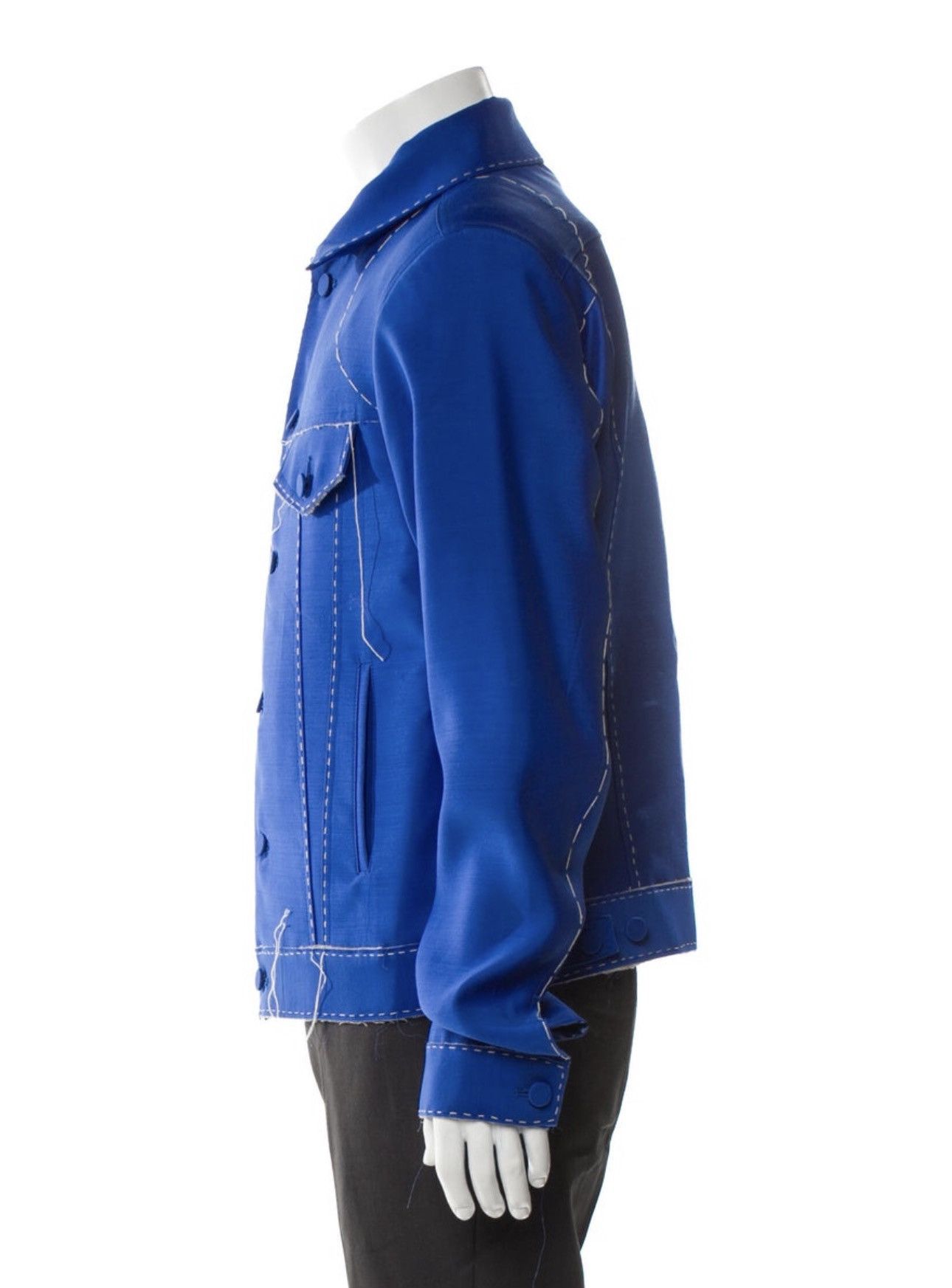 Off-White OFF-WHITE 2023 Wool Denim Jacket Size US XL / EU 56 / 4 - 2 Thumbnail