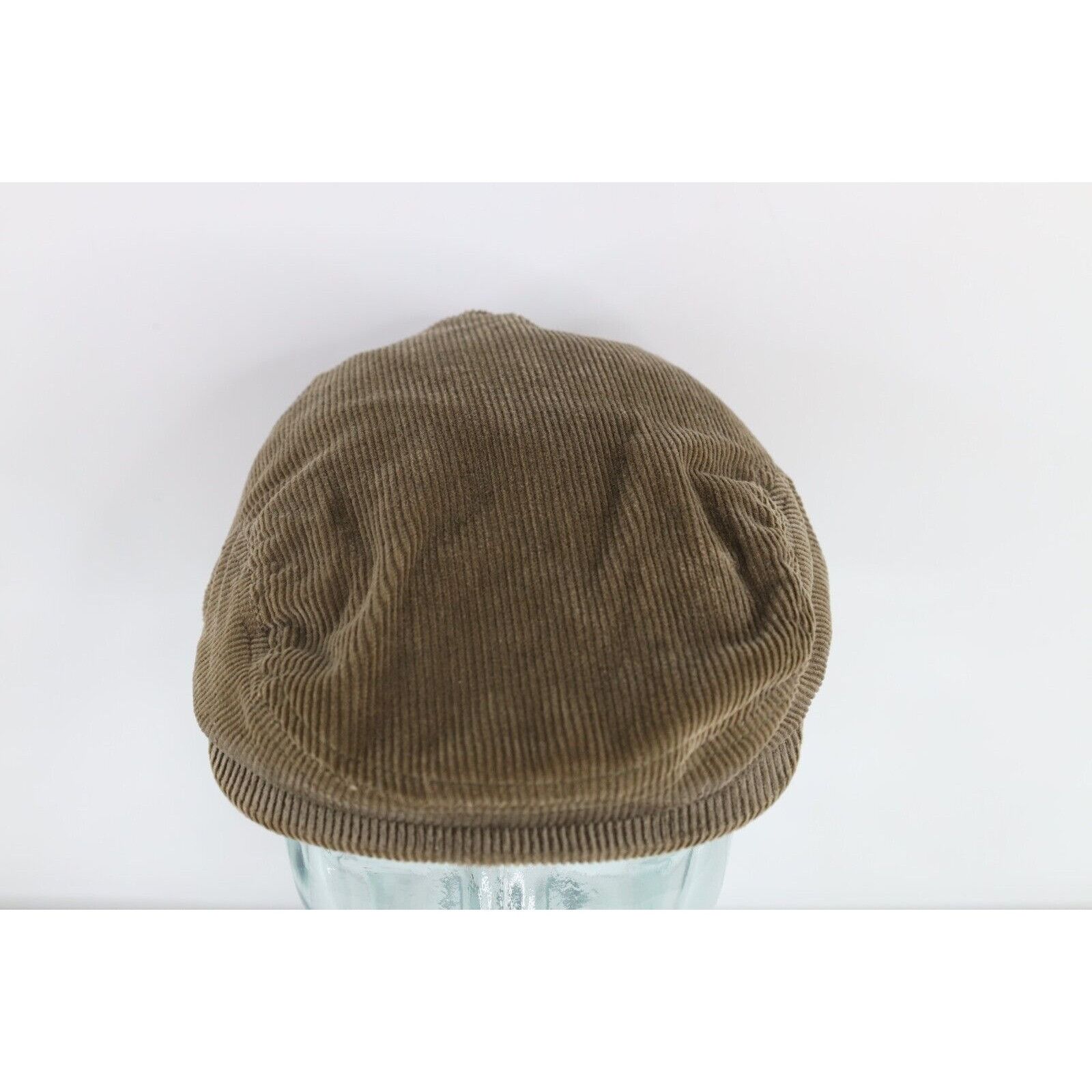 Vintage Vintage 90s Streetwear Quilted Corduroy Newsboy Cabbie Hat Size ONE SIZE - 2 Thumbnail