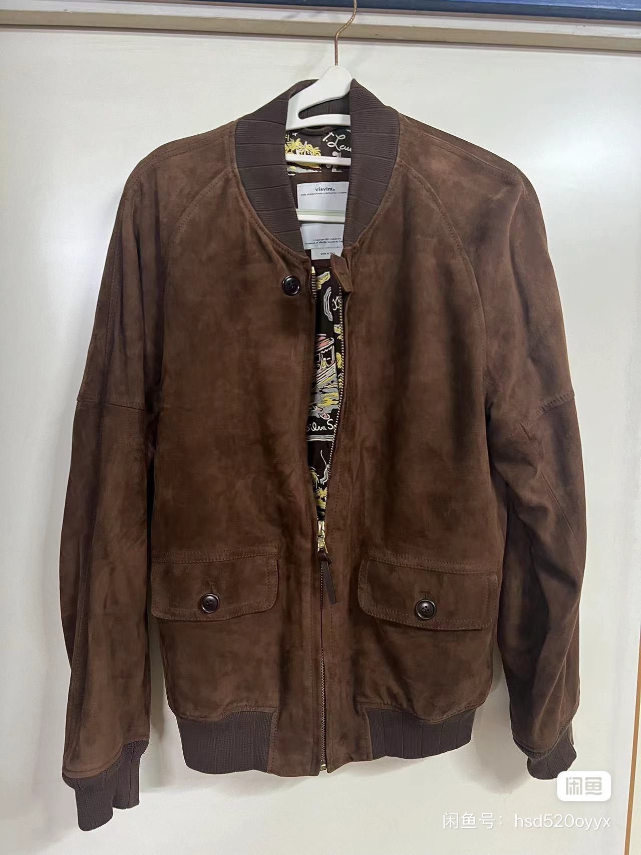 Visvim visvim it varsity goat leather jacket dk brown size2 Size US M / EU 48-50 / 2 - 2 Thumbnail