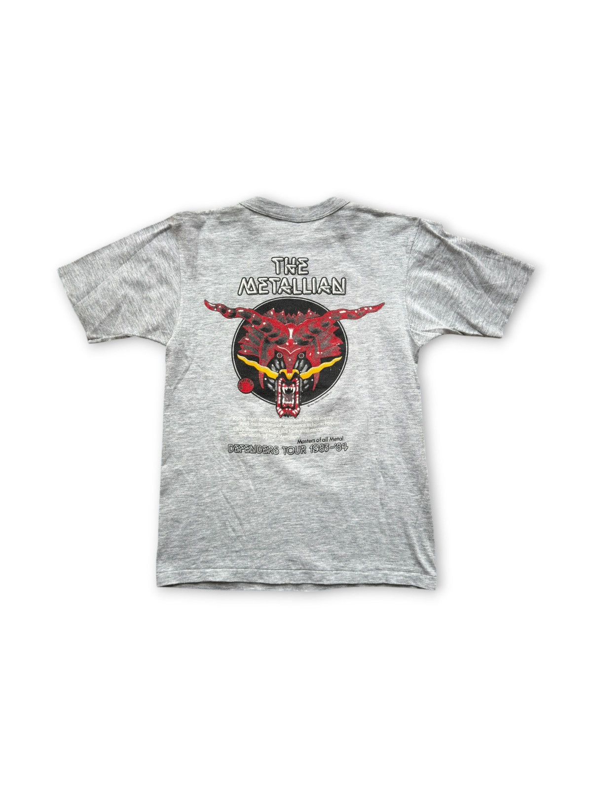 Band Tees *RARE*1983 DEFENDERS OF THE FAITH JUDAS PRIEST METAL TEE Size US M / EU 48-50 / 2 - 14 Thumbnail