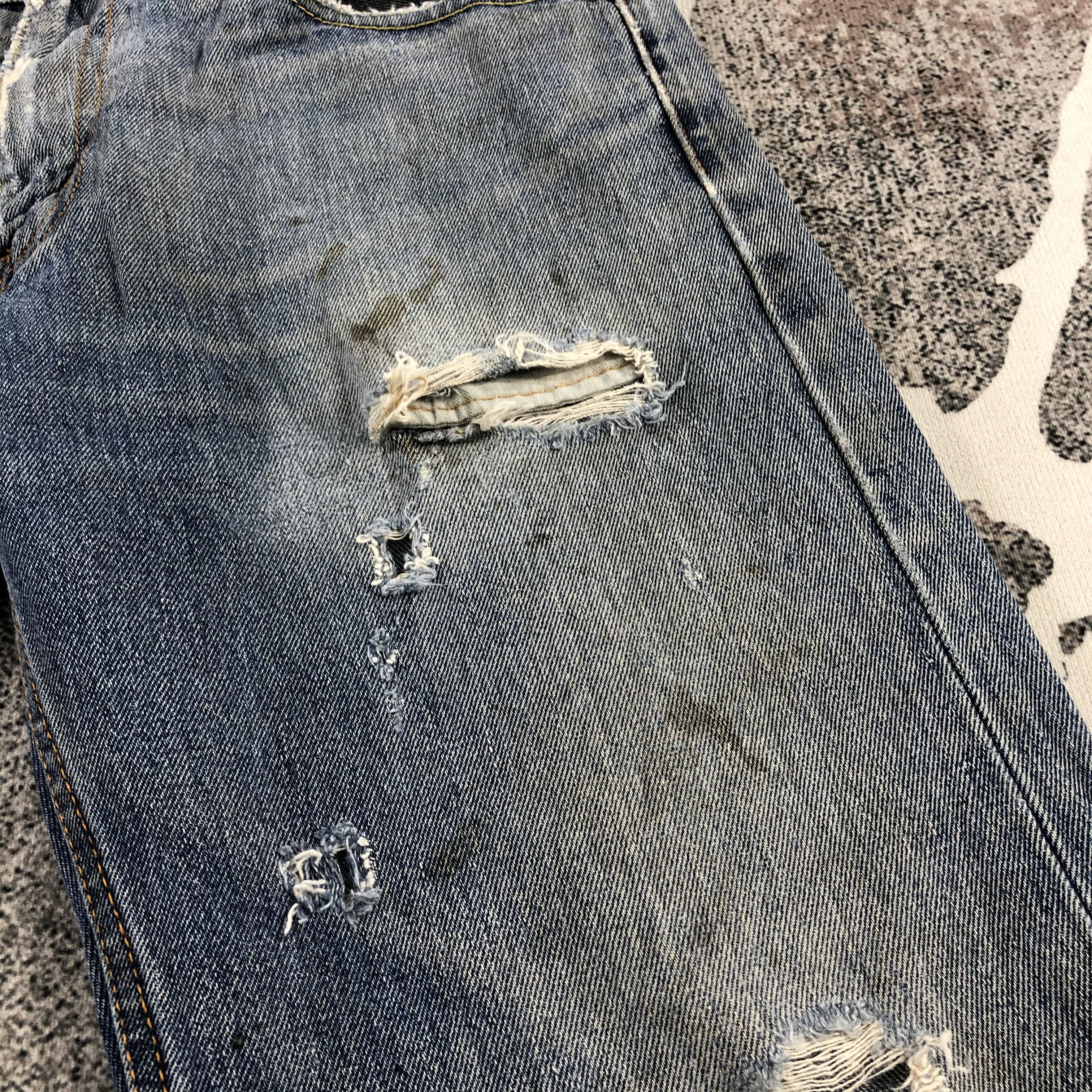 Levi's Vintage Levi's 505 Jeans Distressed Denim KJ1036 Size US 32 / EU 48 - 9 Thumbnail