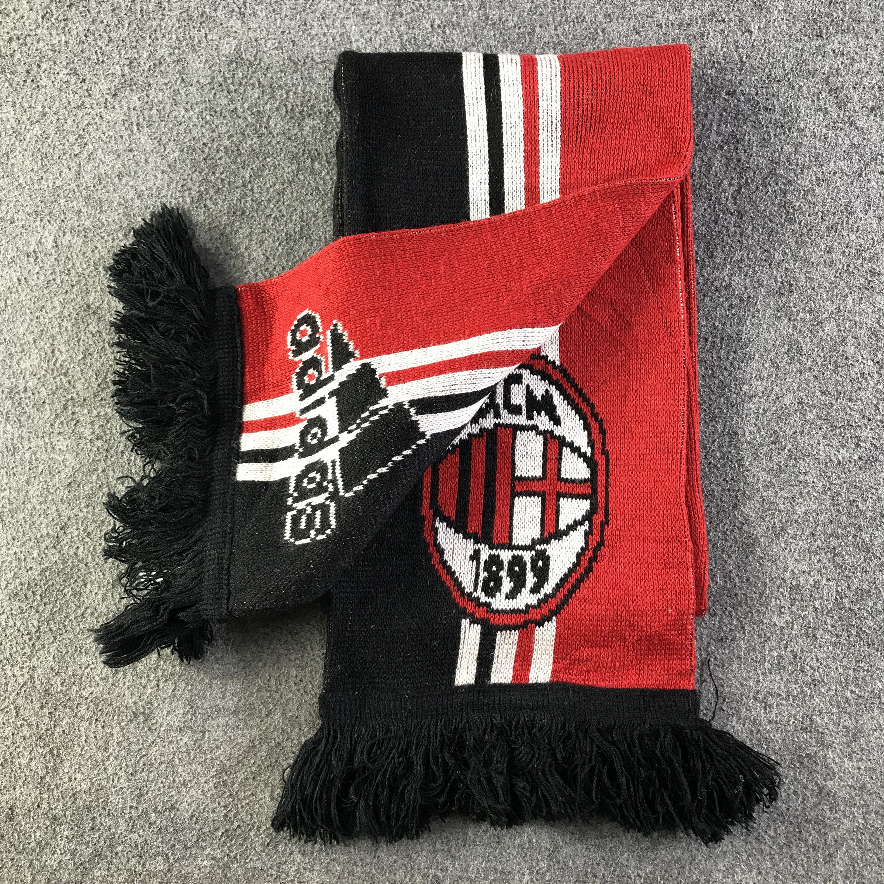 Adidas AC Milan Scarf / Muffler / Neckwear SS1542 Size ONE SIZE - 4 Thumbnail