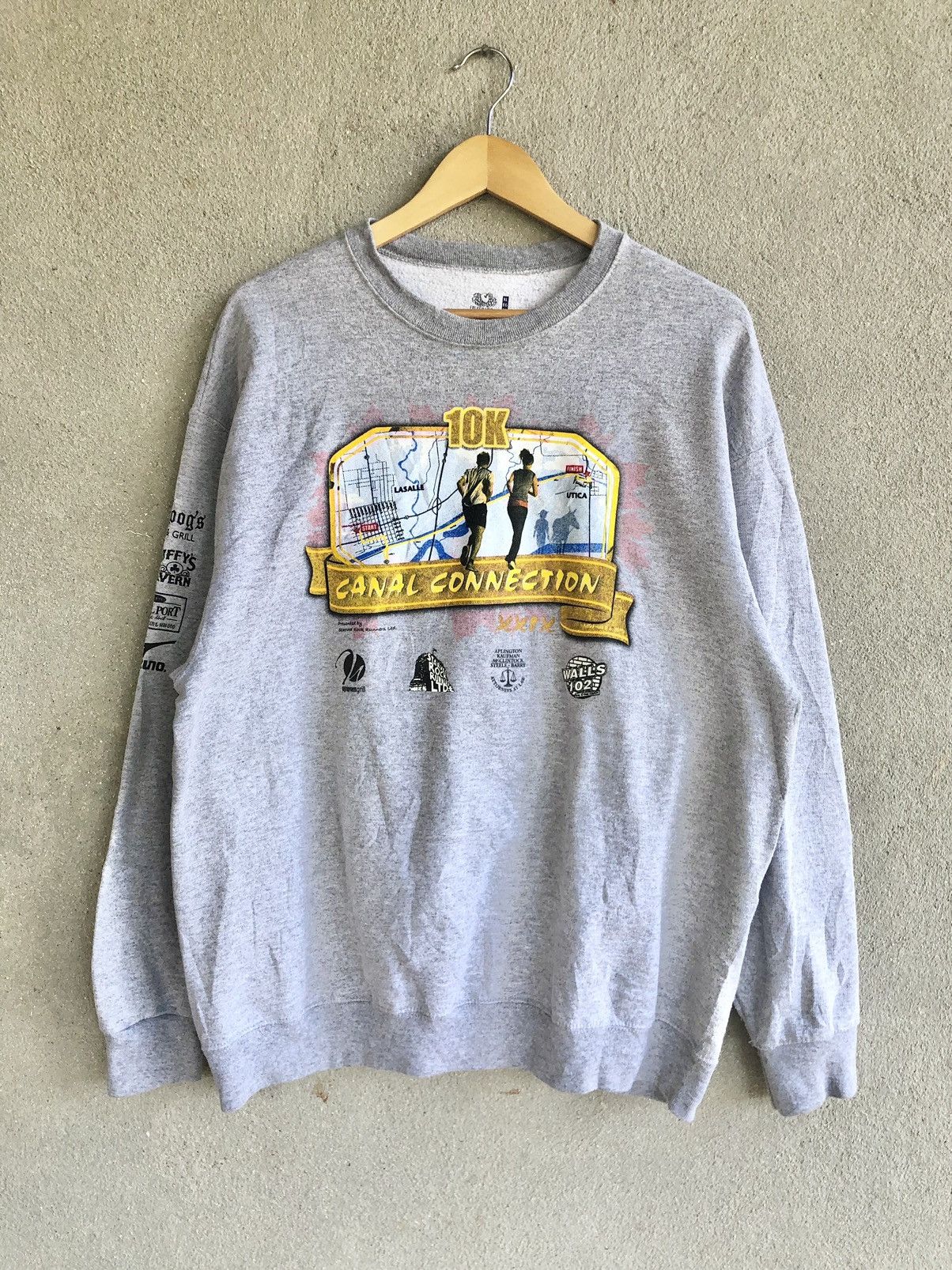 Fruit Of The Loom × Vintage Canal Connection Starved Rock Runners sweatshirt Size US L / EU 52-54 / 3 - 1 Thumbnail