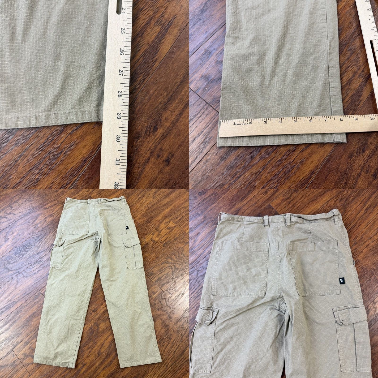 Nike Nike Pants Mens 32 Beige Cargo Woven Club Rip Stop Stretch FZ5765-247 Sportswear Size US 32 / EU 48 - 8 Thumbnail