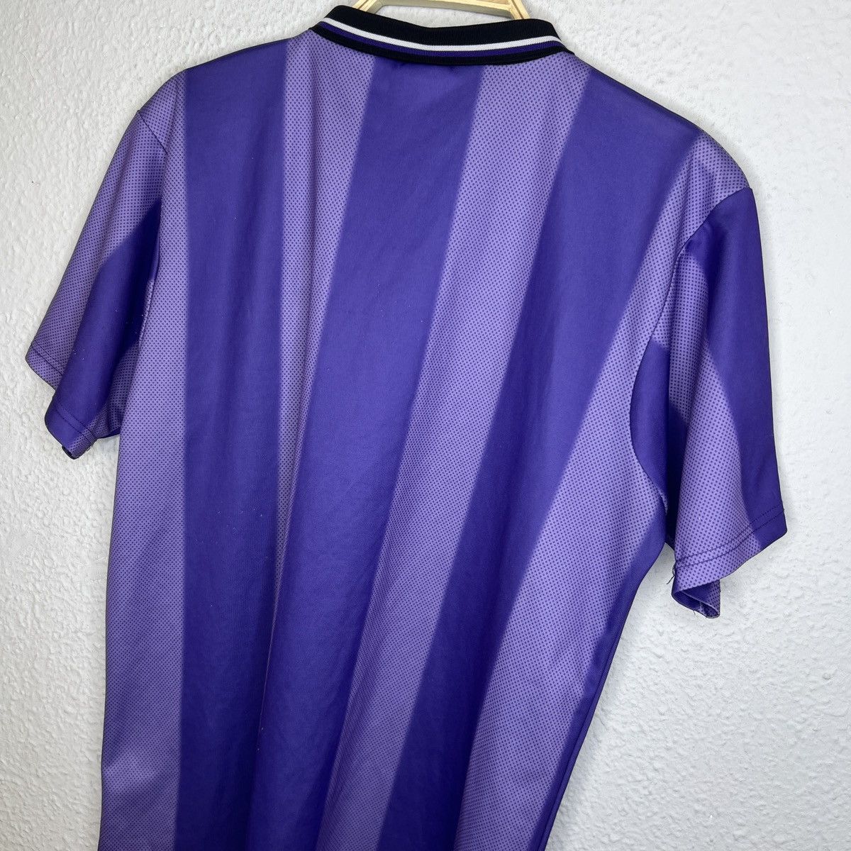 Adidas × Vintage Adidas Vintage Rangers FC Kit Jersey Tee Tshirt Purple Size US M / EU 48-50 / 2 - 7 Thumbnail