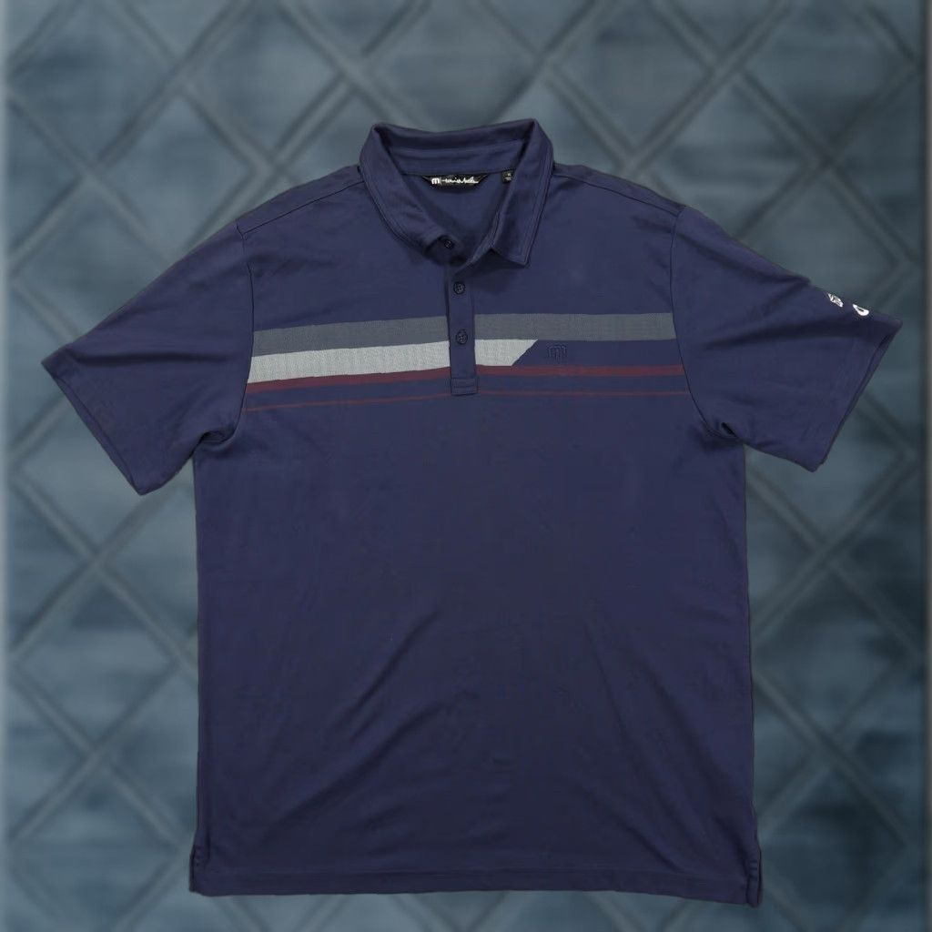 TravisMathew **Travis Mathew Men XL Navy Blue Golf Polo Shirt OAKS** User: Travis Mathew Men XL Navy Blue Golf Performance Polo Shirt OAKS Size US XL / EU 56 / 4 - 1 Thumbnail