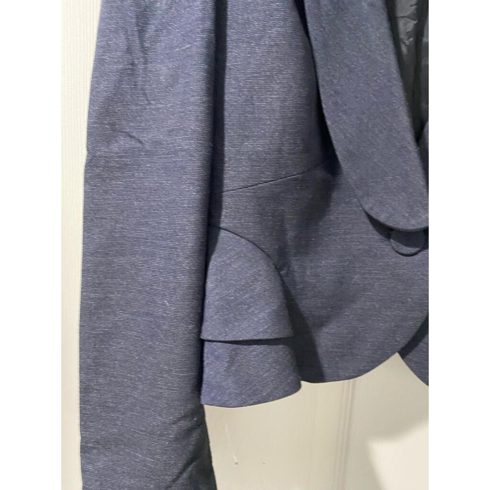 & Other Stories Portmans Womens Blazer Jacket Size 14 Cropped Black A001743 Size XL / US 12-14 / IT 48-50 - 9 Thumbnail