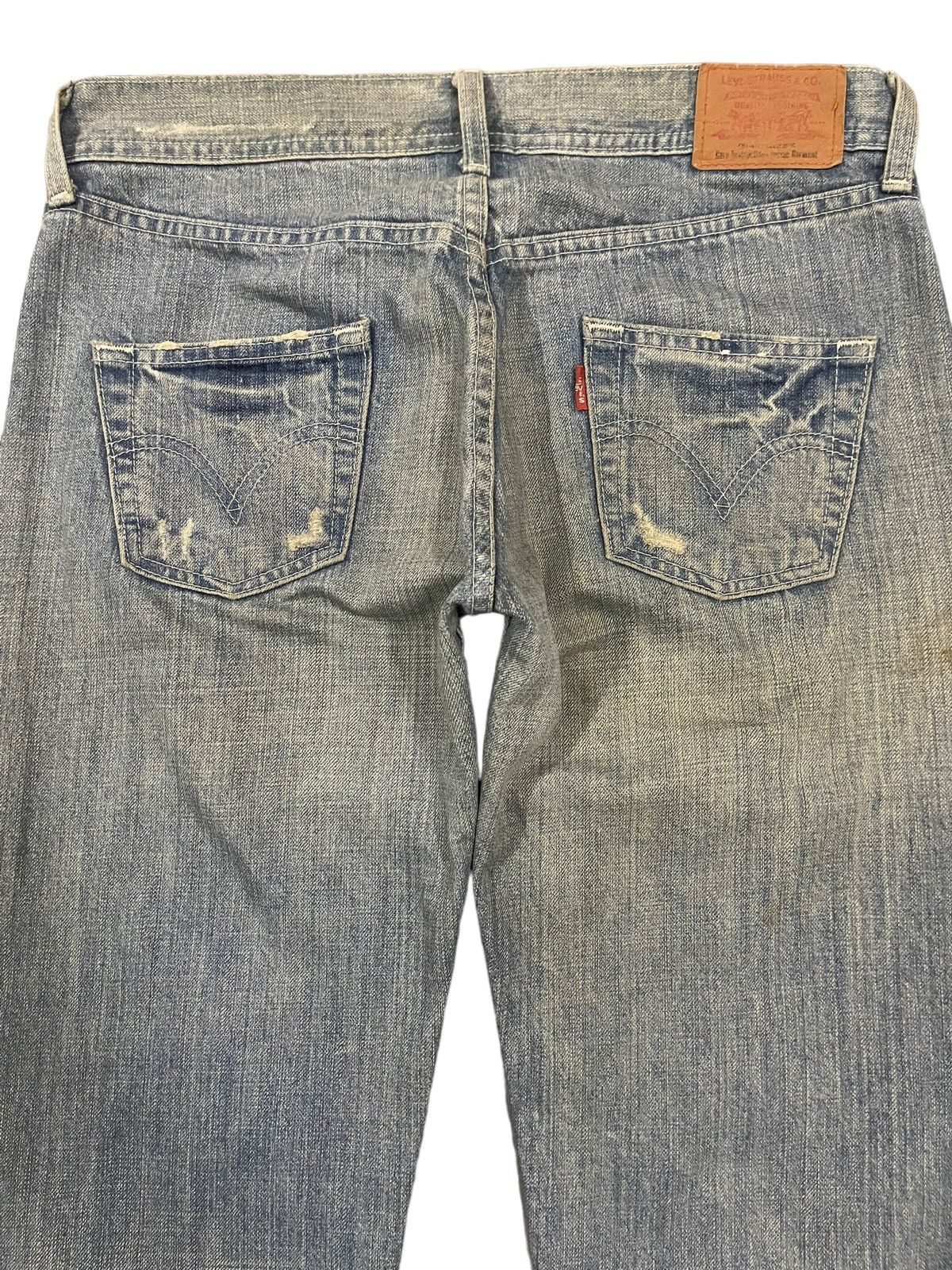 Levi's Vintage 90s Levis Classic Blue Wash Distress Style Jeans Size US 31 - 4 Thumbnail