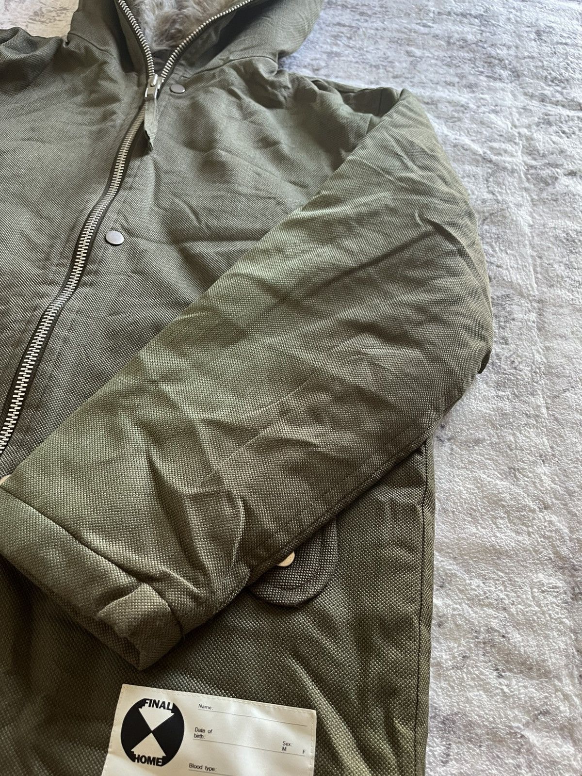 Final Home Final Home Survival Padded Fur Full Zip Parka Green | 3 Size US L / EU 52-54 / 3 - 4 Thumbnail