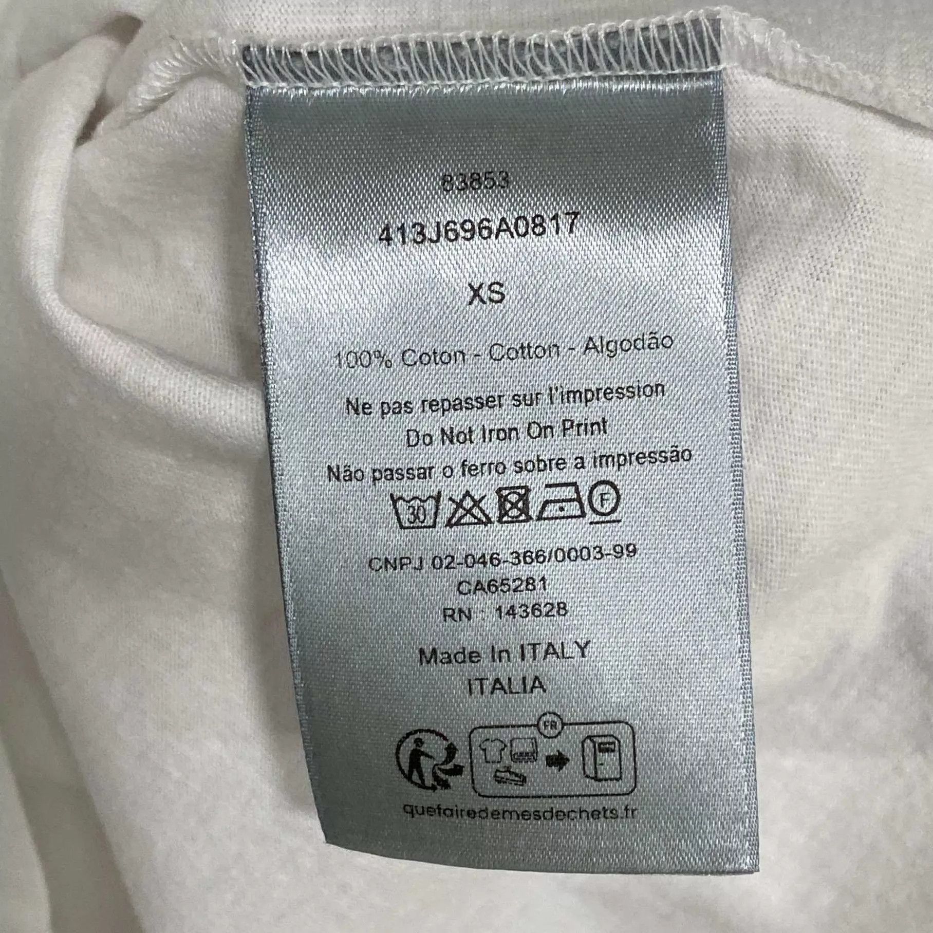 Dior Dior colorful logo short sleeve tee XS Size XS / US 0-2 / IT 36-38 - 5 Thumbnail