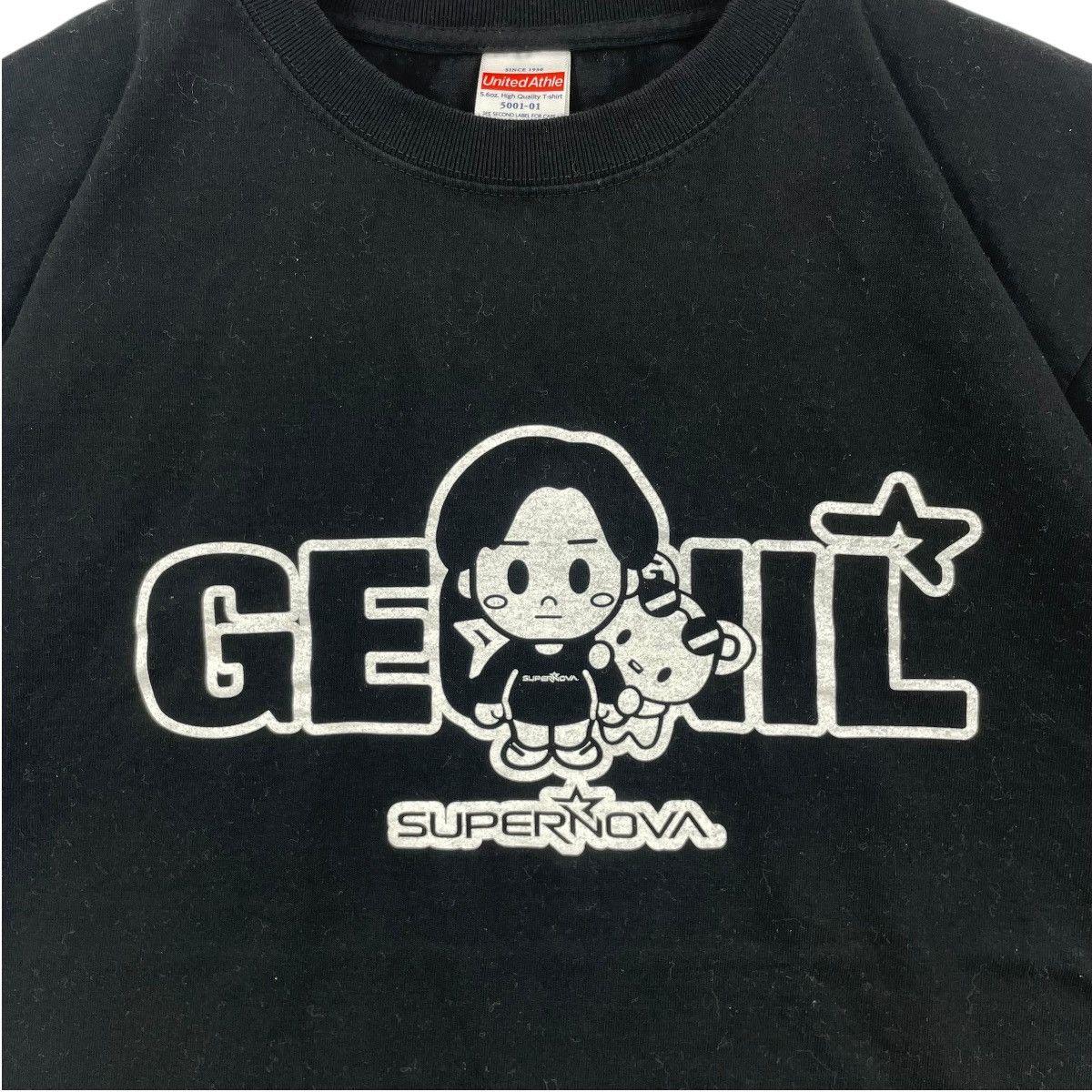 Japanese Brand Vintage Geonil Supernova Japan Tee Shirt Size US L / EU 52-54 / 3 - 4 Thumbnail