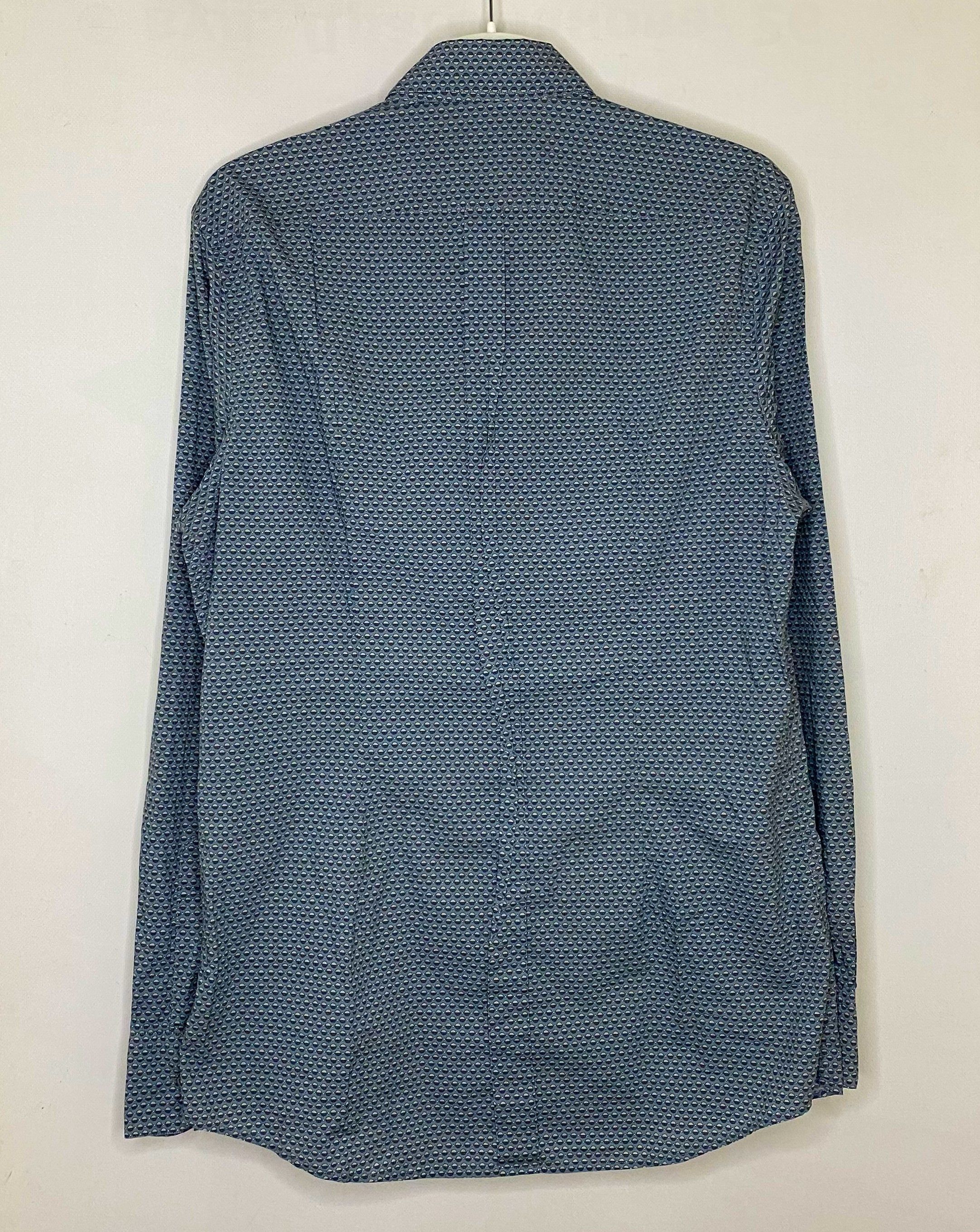 Dolce & Gabbana DOLCE & GABBANA GOLD BLUE SLIM FIT DRESS FORMAL SHIRT MENS Size 42S - 2 Thumbnail