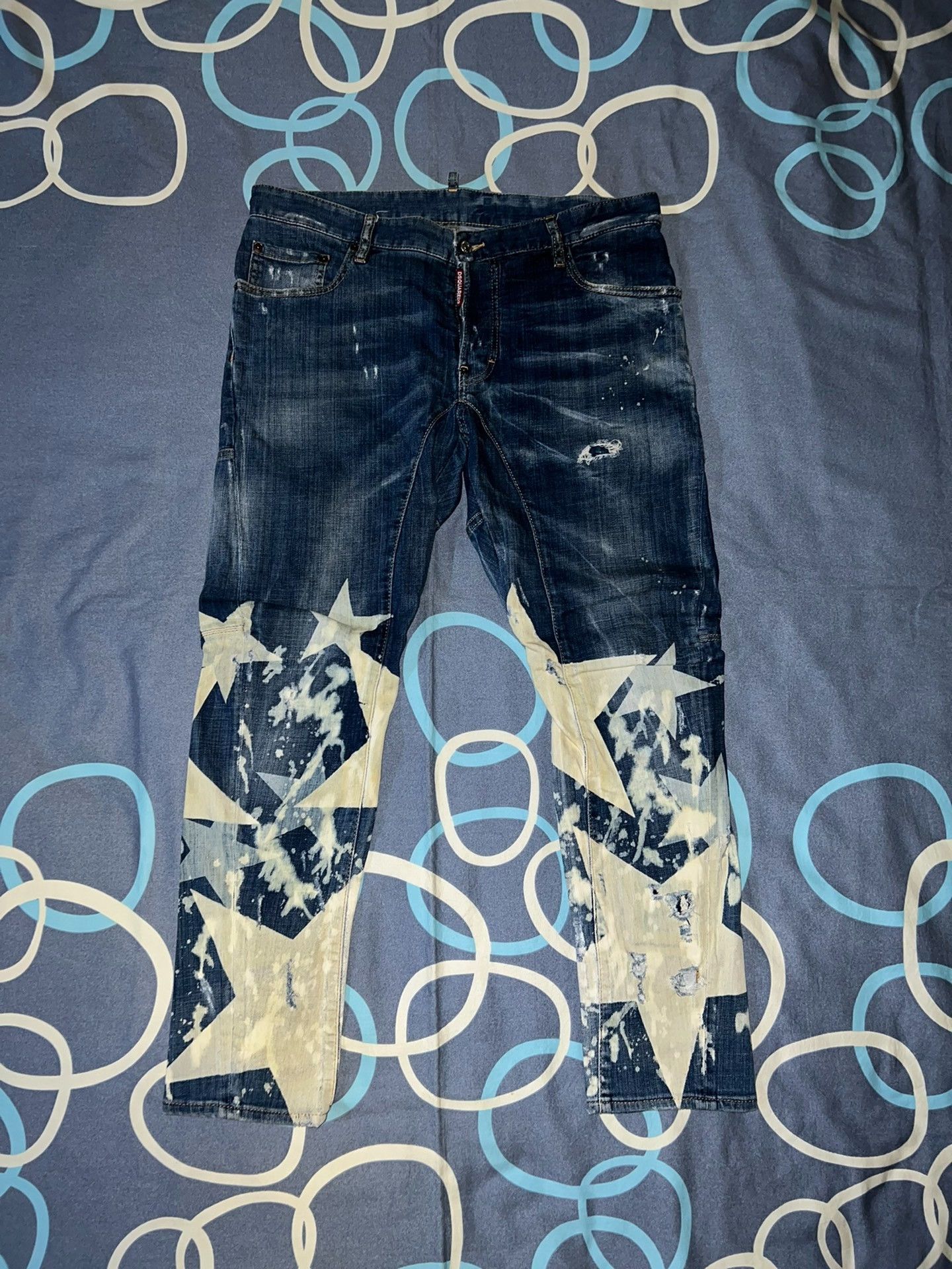 Dsquared2 Dsquared2 Tidy Biker Limited Star Ripped Jeans Size US 32 / EU 48 - 1 Thumbnail