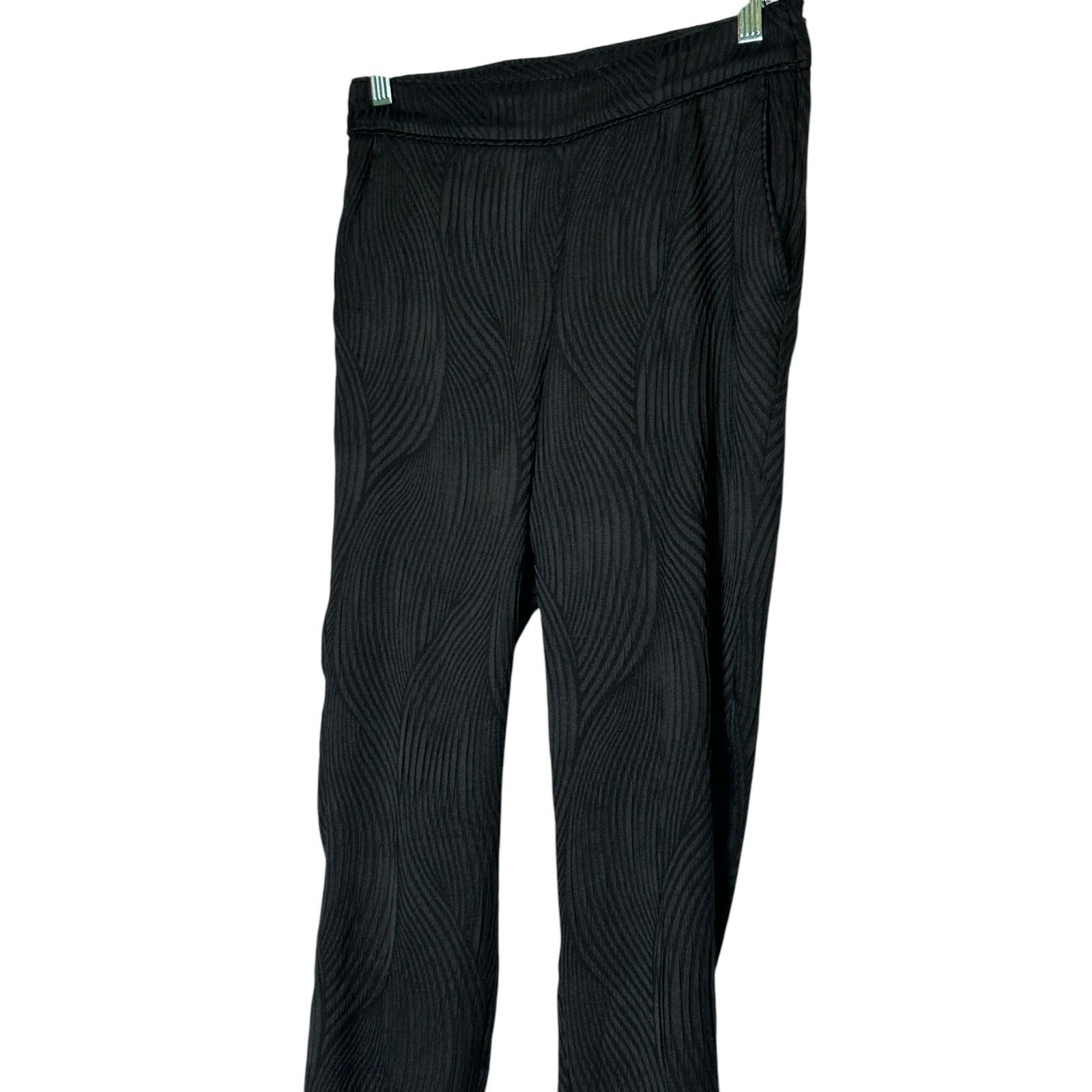 H&M H&M black textured skinny ankle pants size 2 Size 26" / US 2 / IT 38 - 10 Thumbnail