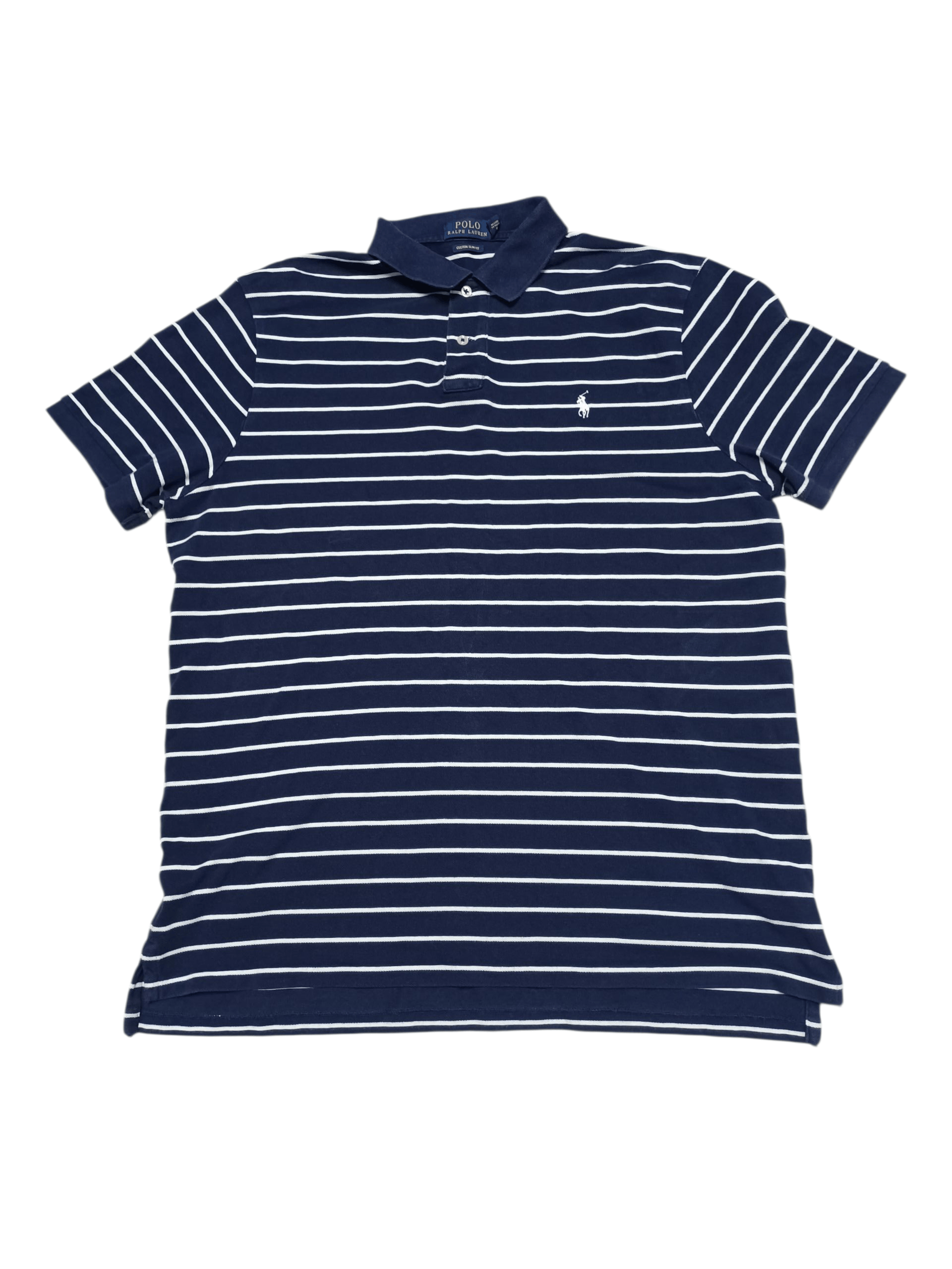 Polo Ralph Lauren POLO RALPH LAUREN VINTAGE LUXURY OLDMONEY STRIPED POLO SHIRT Size US XL / EU 56 / 4 - 1 Thumbnail