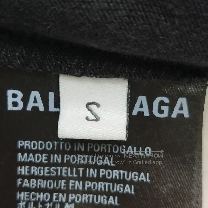 Balenciaga Balenciaga Gym Wear S Logo Print Cotton T. Size S / US 4 / IT 40 - 4 Thumbnail