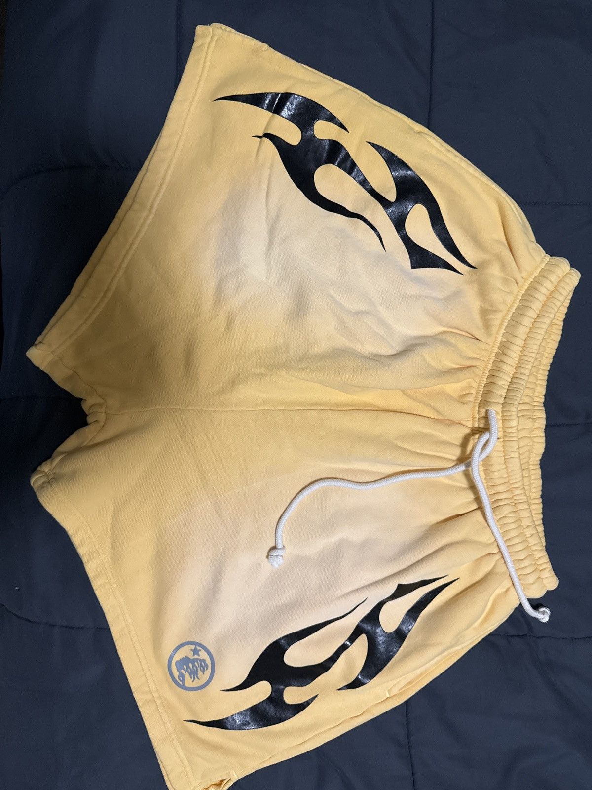 HELLSTAR Yellow flame shorts Size US 34 / EU 50 - 2 Thumbnail