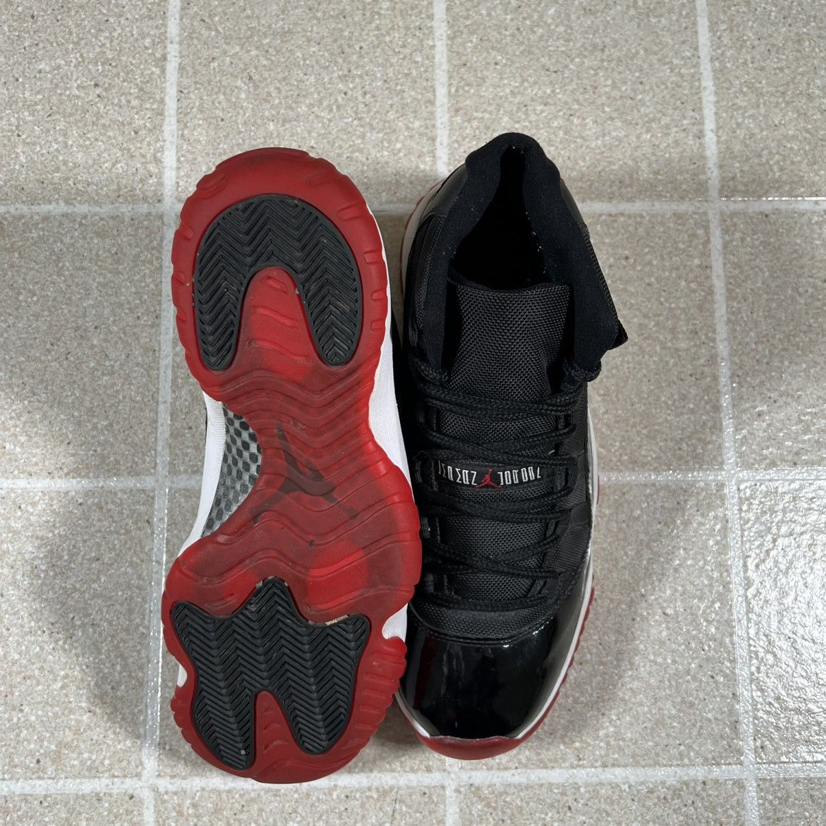 Jordan Brand Nike Air Jordan 11 Retro Countdown Pack CDP Playoff Bred 9.5 Size US 9.5 / EU 42-43 - 5 Thumbnail