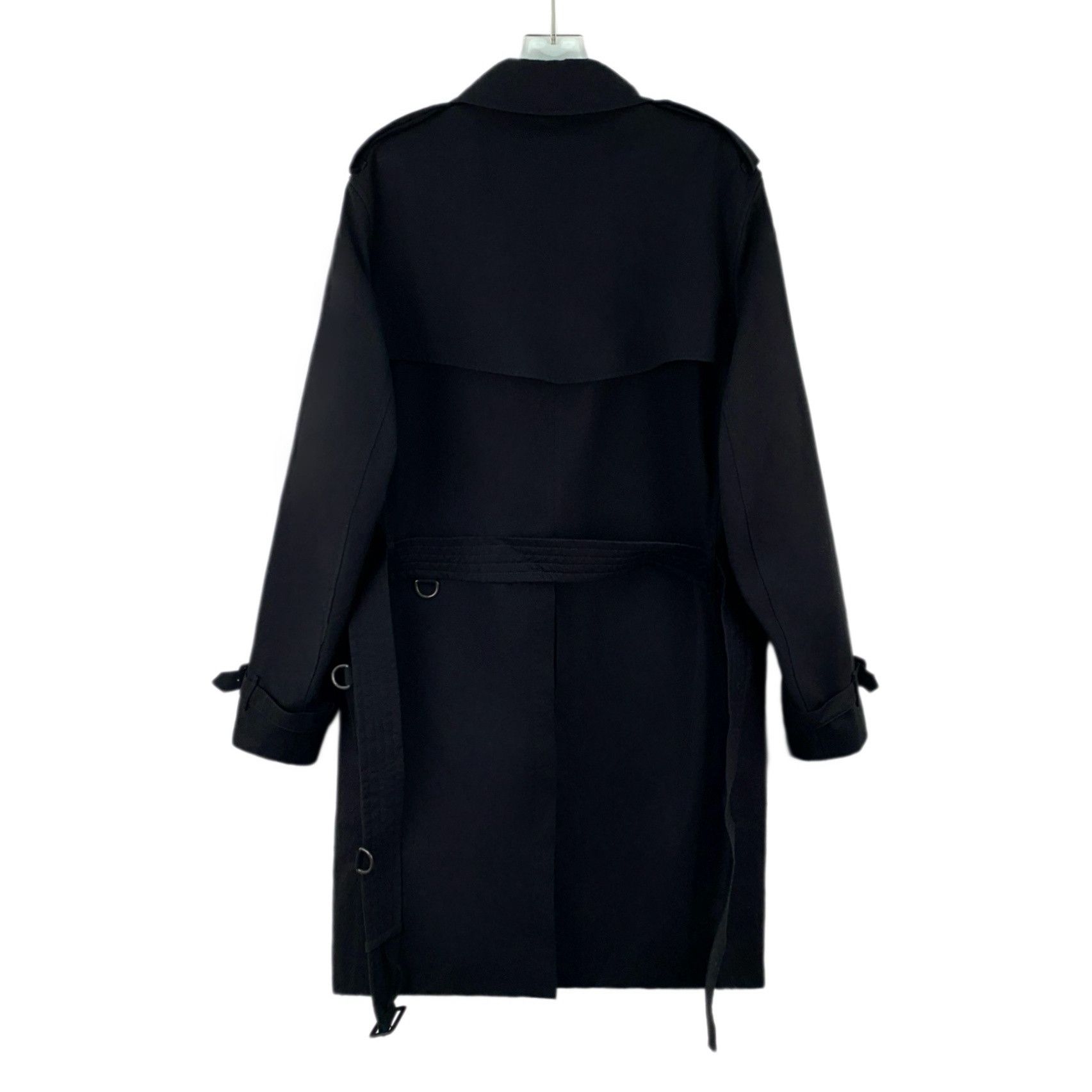 Burberry Burberry Belted Trench Coat Black (L) Size US L / EU 52-54 / 3 - 2 Thumbnail