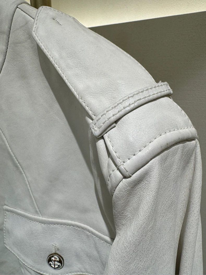Gucci Gucci Men's white cowhide jacket 2503-Nextarrow Size US M / EU 48-50 / 2 - 3 Thumbnail