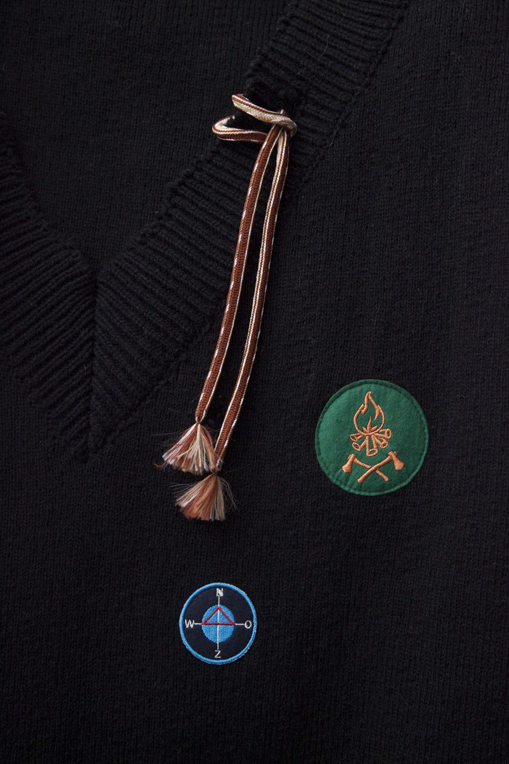Raf Simons AW16 giant destroyed sweater with patches Size US XXL / EU 58 / 5 - 8 Thumbnail