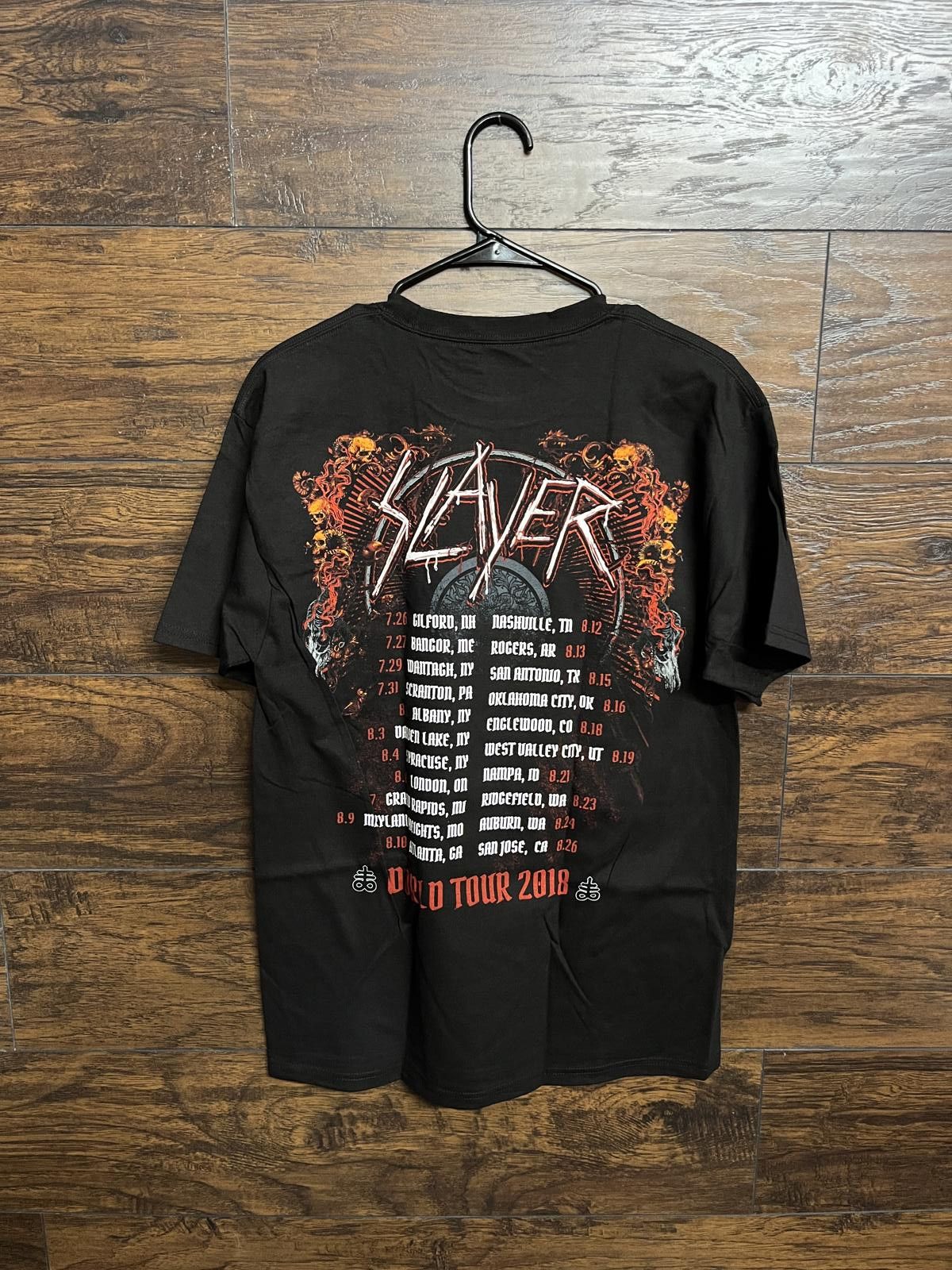 Designer Slayer T-shirt - Slayer Baphomet 2018 World Tour Tee M Size US M / EU 48-50 / 2 - 2 Thumbnail