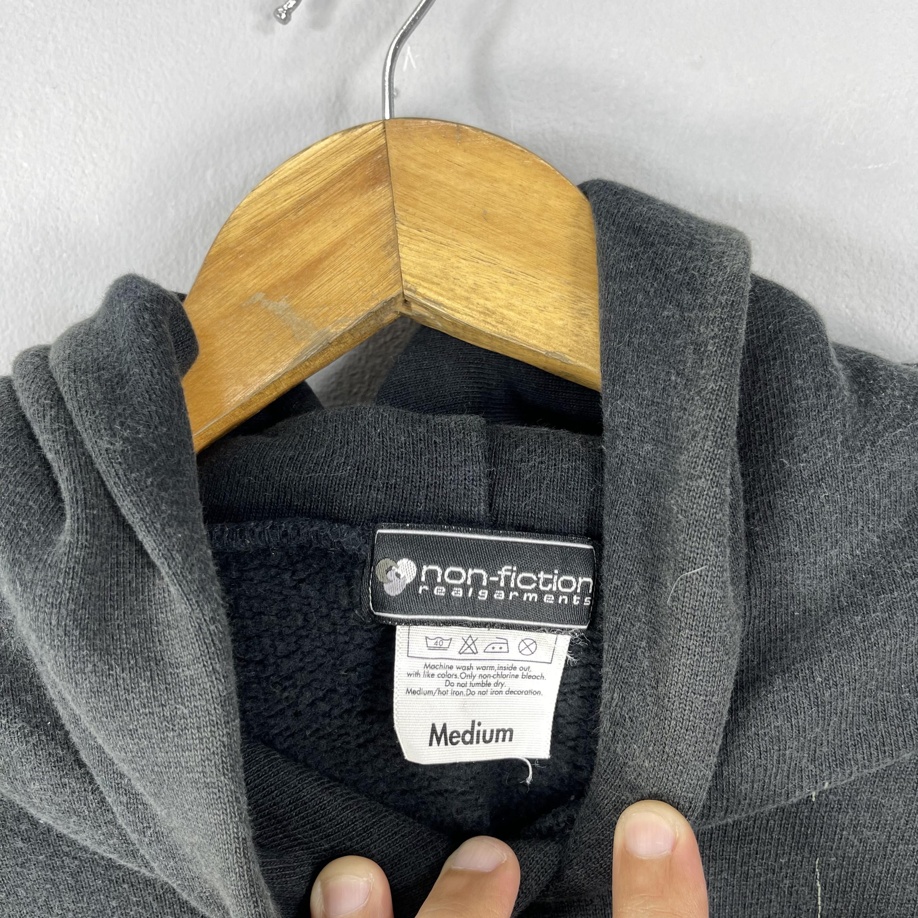 Japanese Brand Vintage Non-Fiction RealGarment Pullover Hoodie Size M Size US M / EU 48-50 / 2 - 6 Thumbnail