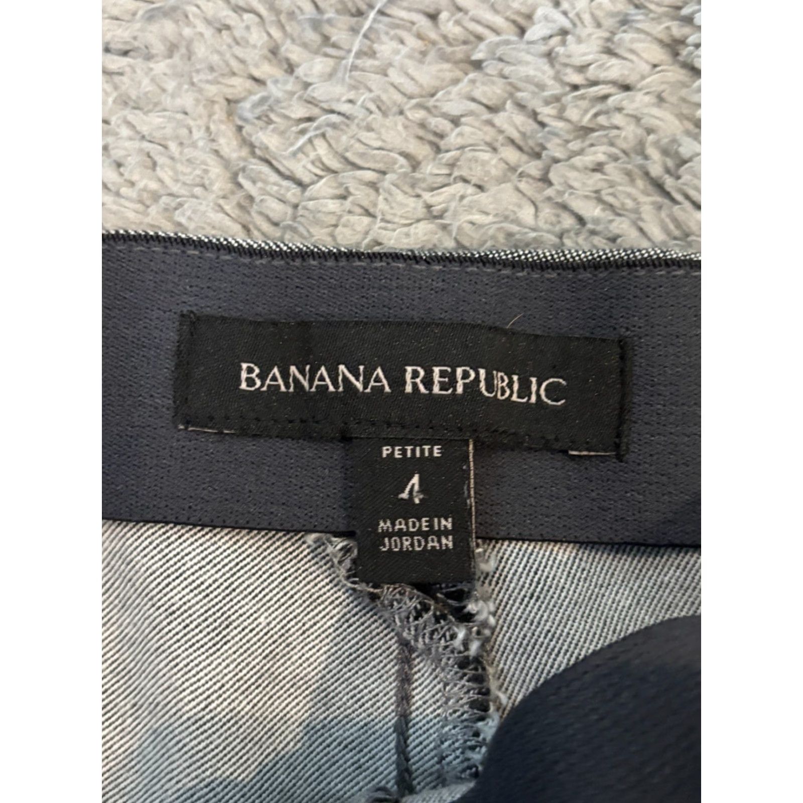 Banana Republic Banana Republic Pants Womens 4P Career Ankle Gray Pull On Side Zip Elastic Waist Size 27" / US 4 / IT 40 - 2 Thumbnail