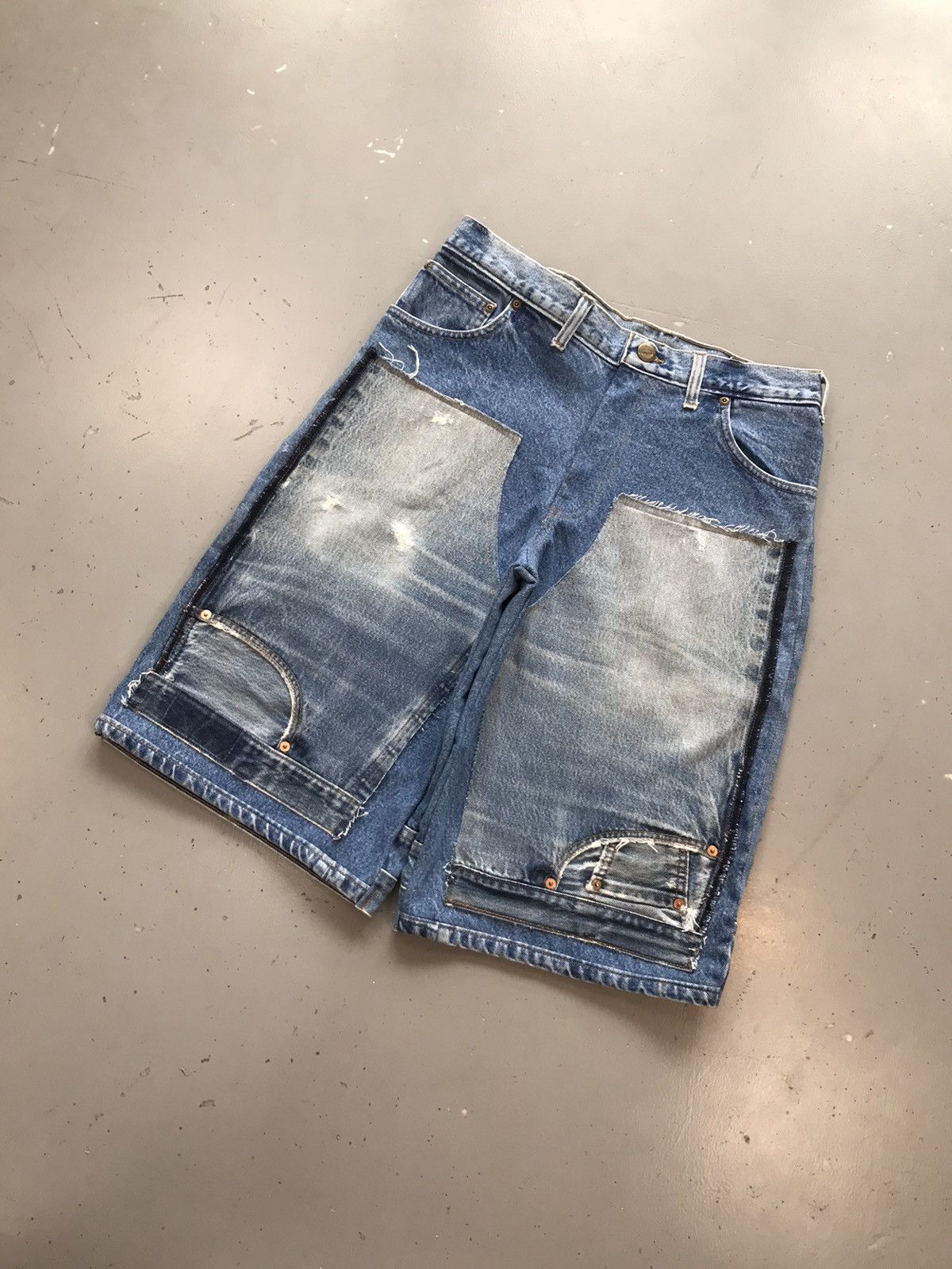 Carhartt × Vintage Vintage custom double knee denim jort Size US 34 / EU 50 - 5 Thumbnail