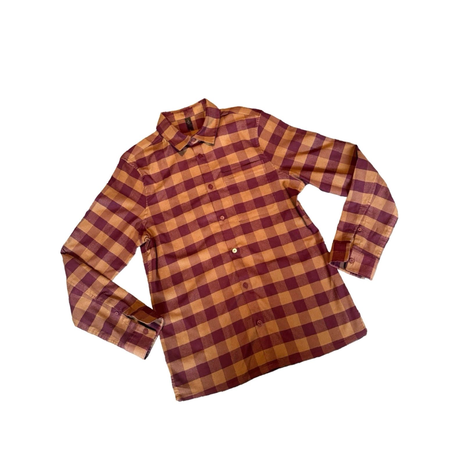Lululemon Lululemon Shirt Men's S Long Sleeve Button-Up Flannel Mason Peaks Multicolor Plaid Casual Basketball Beach Golf Holiday Fall Spring Summer Shirts Mens Size US S / EU 44-46 / 1 - 4 Thumbnail