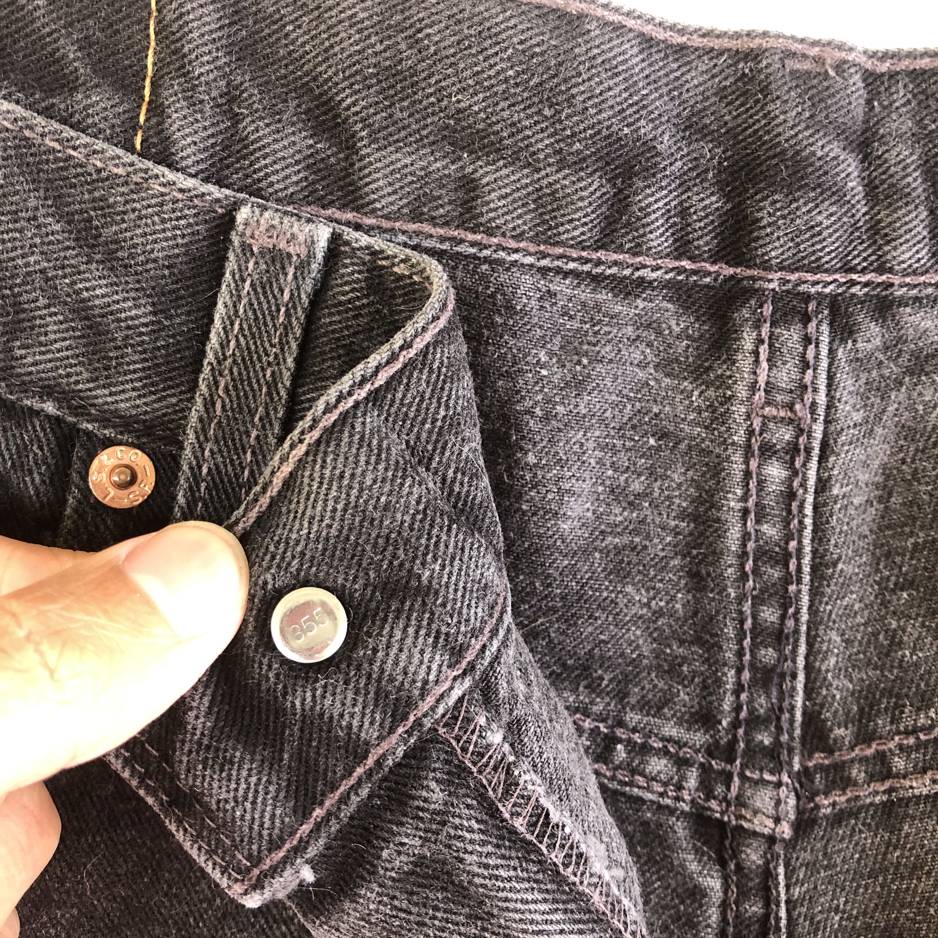 Levi's Vintage Levis Jeans Faded Black Levi's 550 Denim Pants Size US 34 / EU 50 - 7 Thumbnail