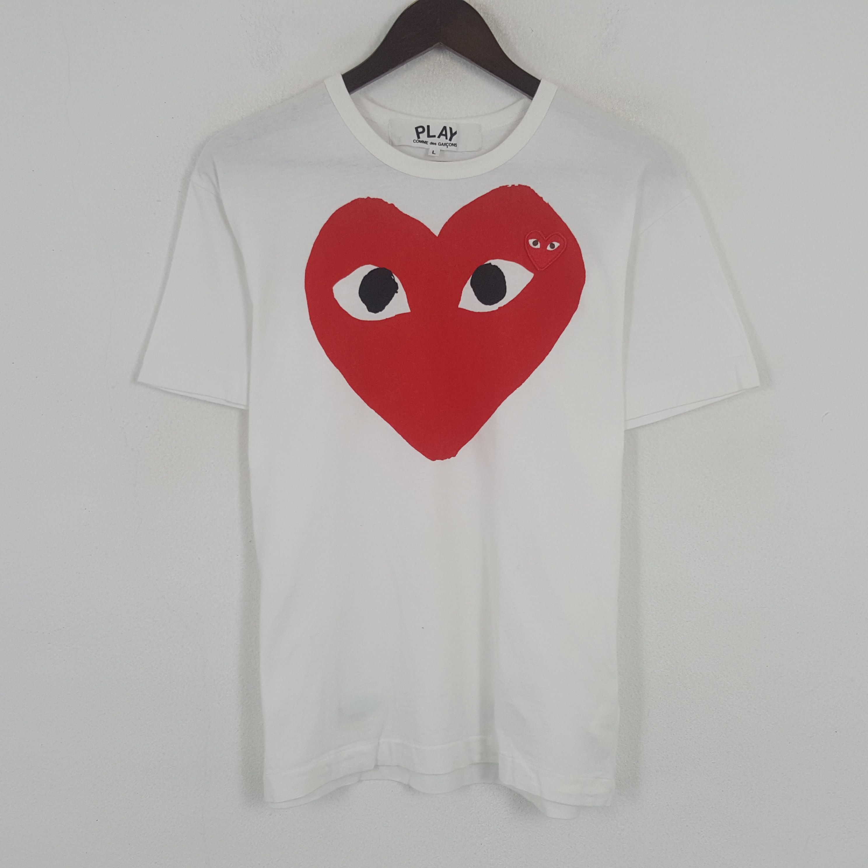 Comme des Garcons PLAY × Japanese Brand × Vintage Vintage Play Comme des Garcons Tshirt Size US M / EU 48-50 / 2 - 1 Thumbnail