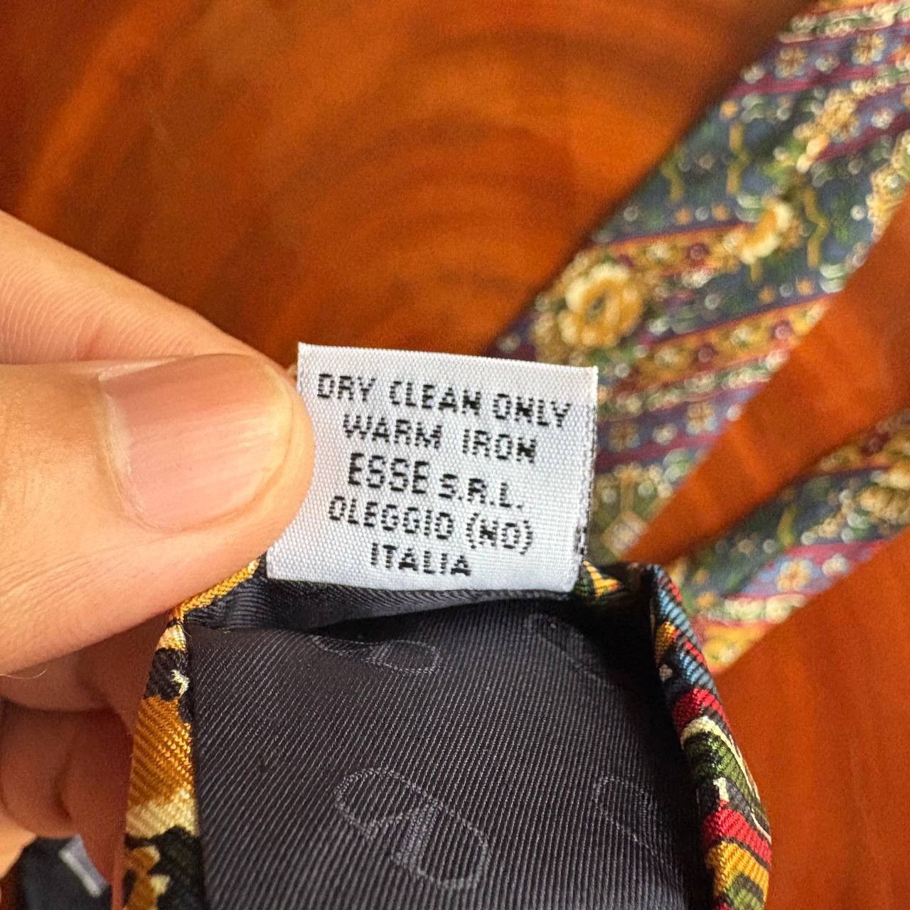 Valentino Valentino Garavani Silk Floral Pattern Neck Tie Size ONE SIZE - 12 Thumbnail