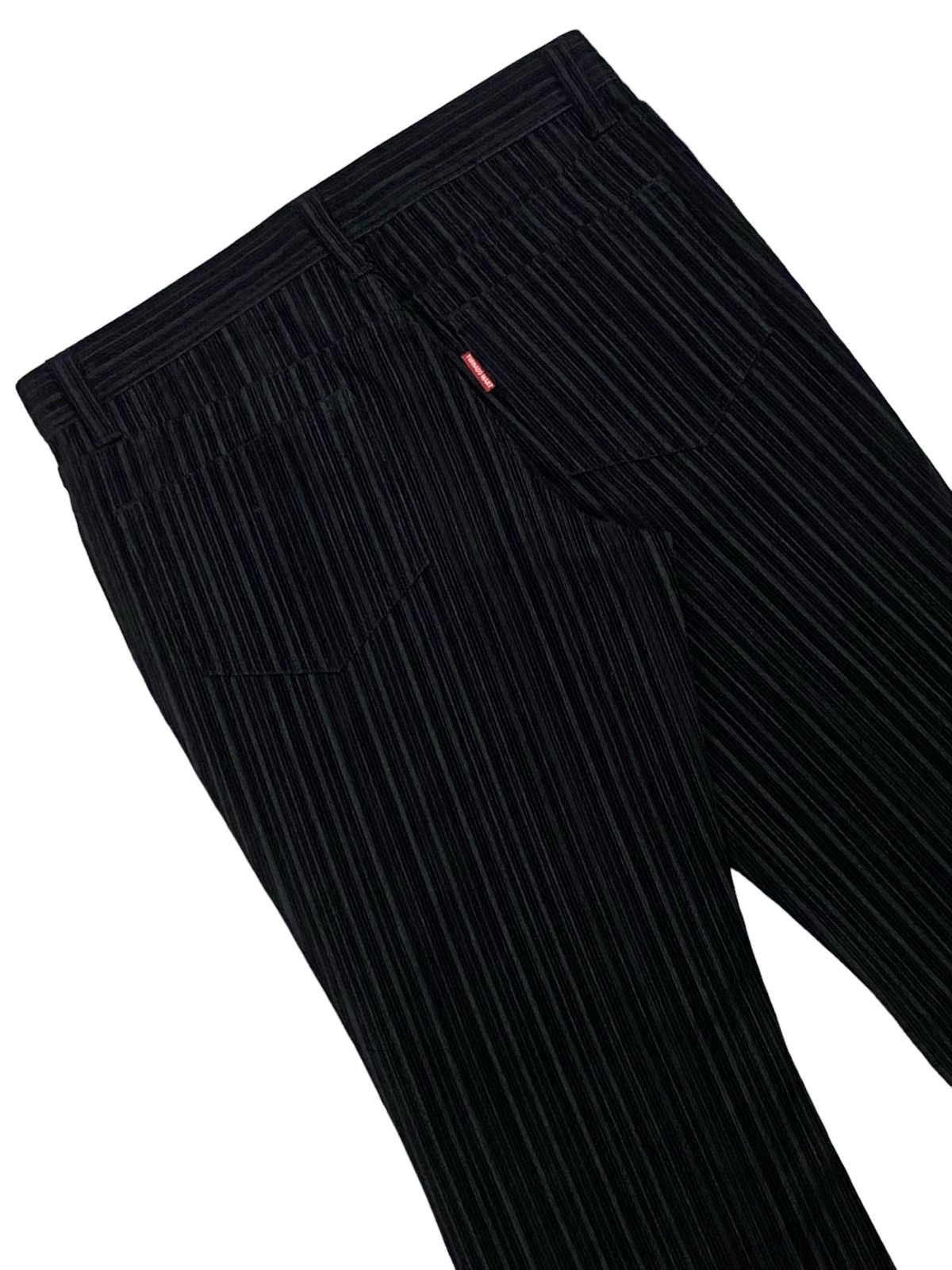 Tornado Mart Tornado Mart Flared Striped Corduroy Cotton Pants Size US 29 - 18 Thumbnail