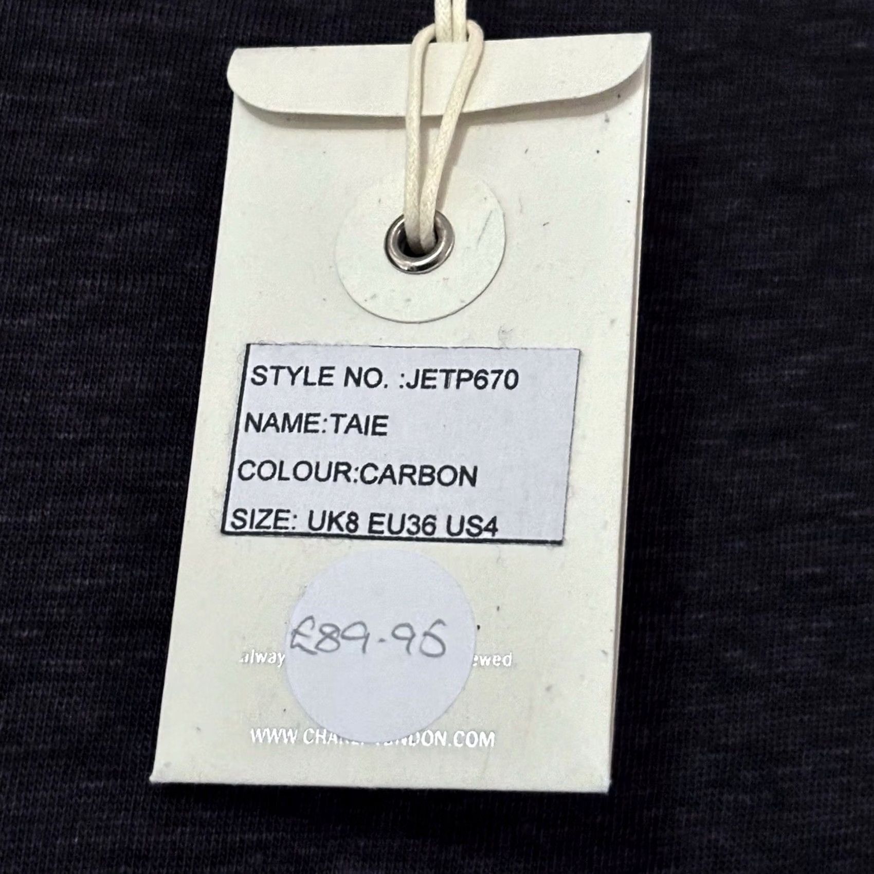Vintage Charli TAIE Sleeveless Top - Carbon Grey - Womens UK 8 New With Tags Size M / US 6-8 / IT 42-44 - 6 Thumbnail