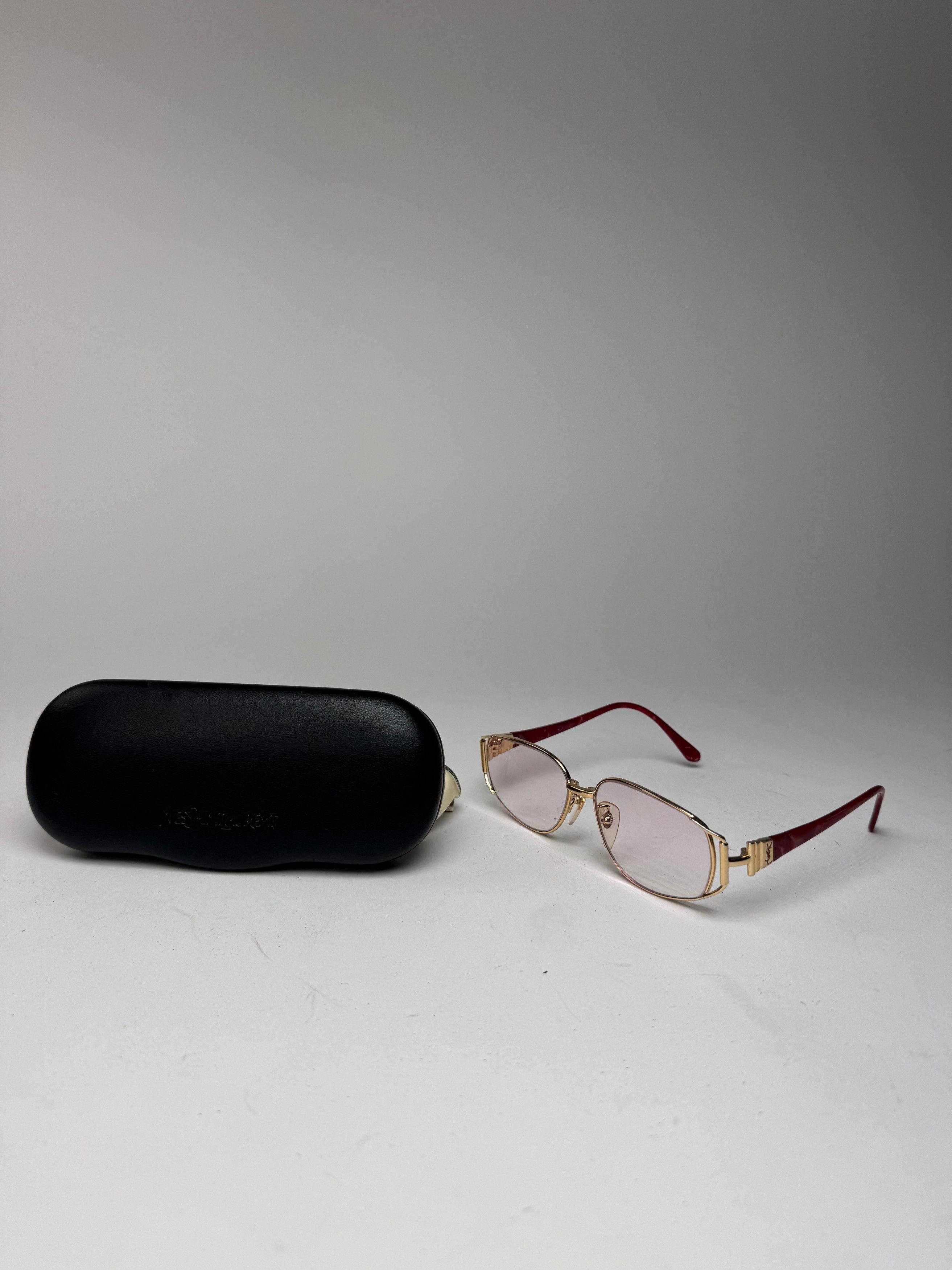 Other Vintage Yves Saint Laurent Sunglasses Red Gold Size ONE SIZE - 1 Thumbnail